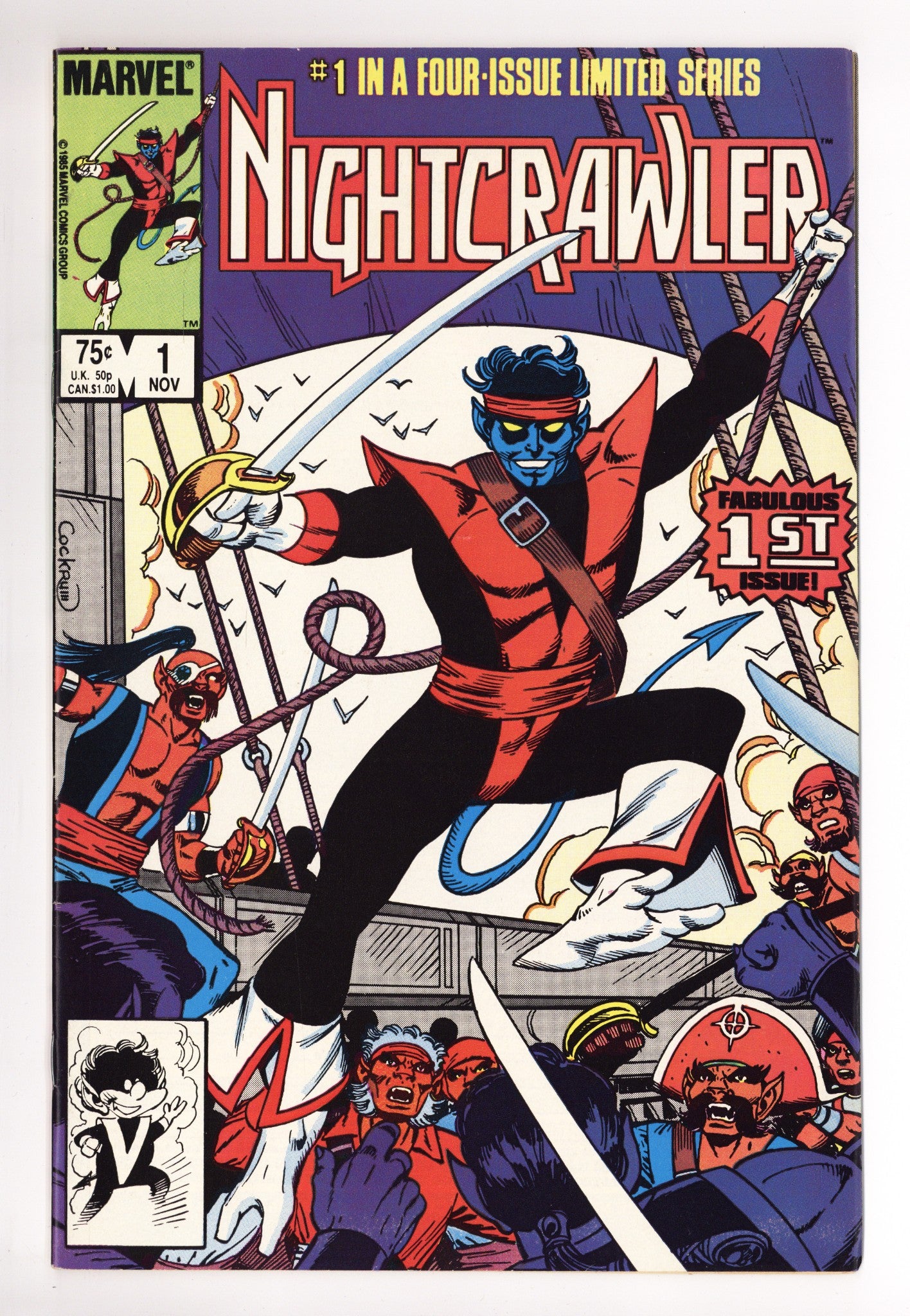 Nightcrawler Vol 1 1 Mid Grade (1985) 