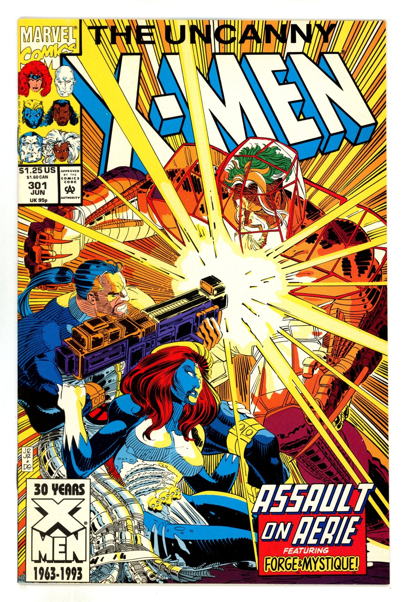 The Uncanny X-Men Vol 1 301  High Grade  (1993)  