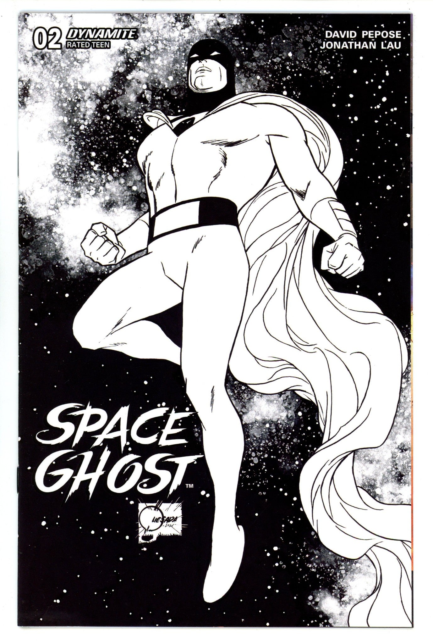 Space Ghost  2 Quesada  B&W Variant  (2024)