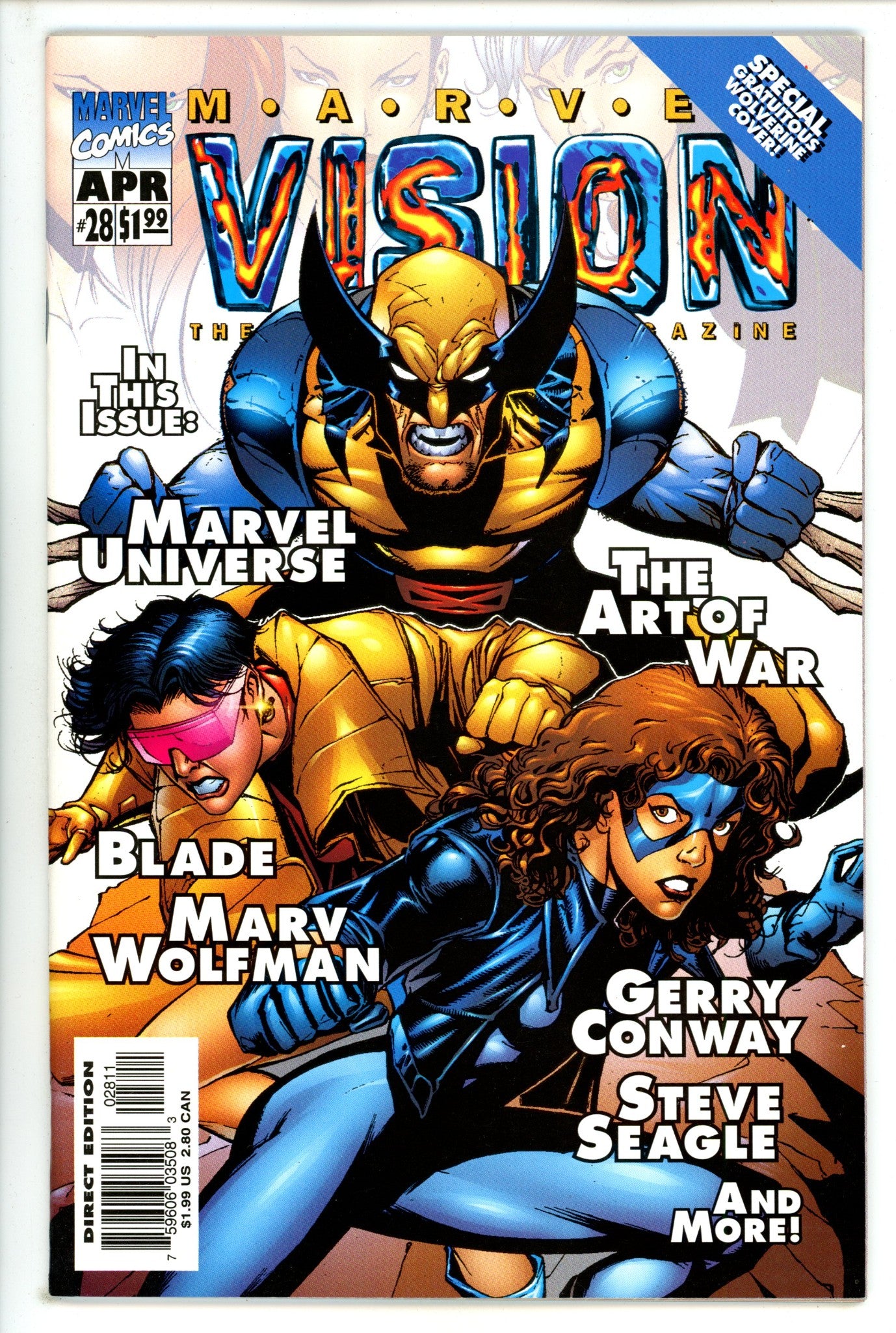 Marvel Vision 28 High Grade (1998) 