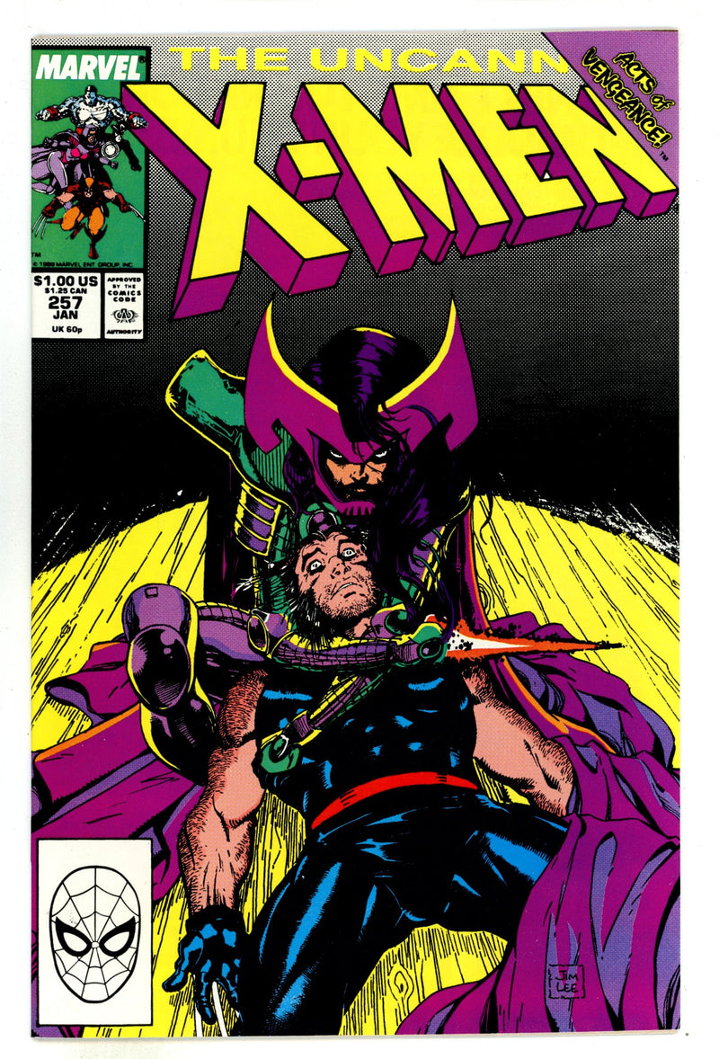 The Uncanny X-Men Vol 1 257 NM (9.4) (1990) 