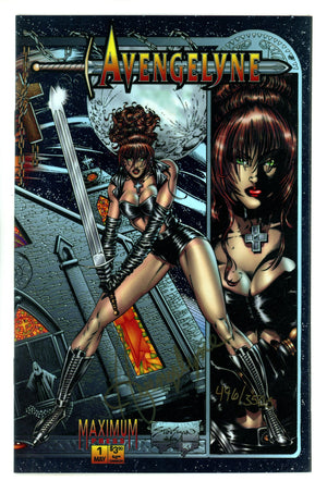 Avengelyne 1 NM- (9.2) (1995) Chromium Variant Signed x1 Cover Cathy Christian