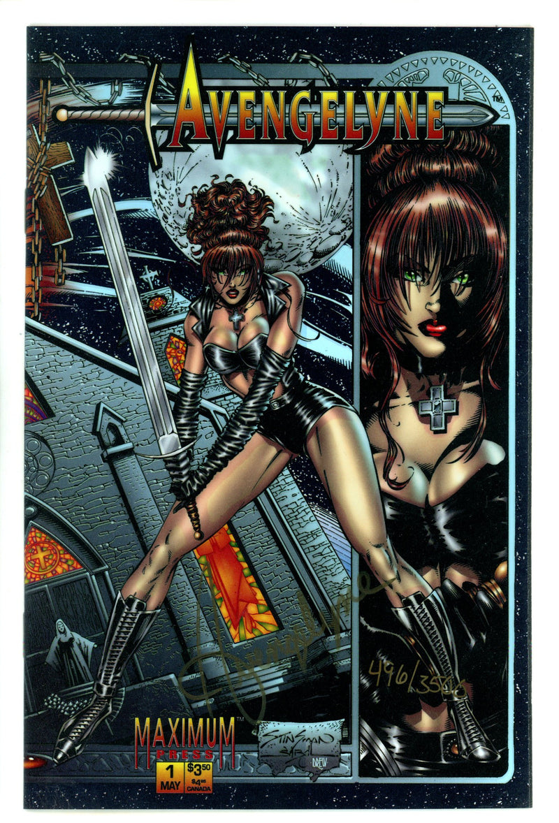 Avengelyne 1 NM- (9.2) (1995) Chromium Variant Signed x1 Cover Cathy Christian 