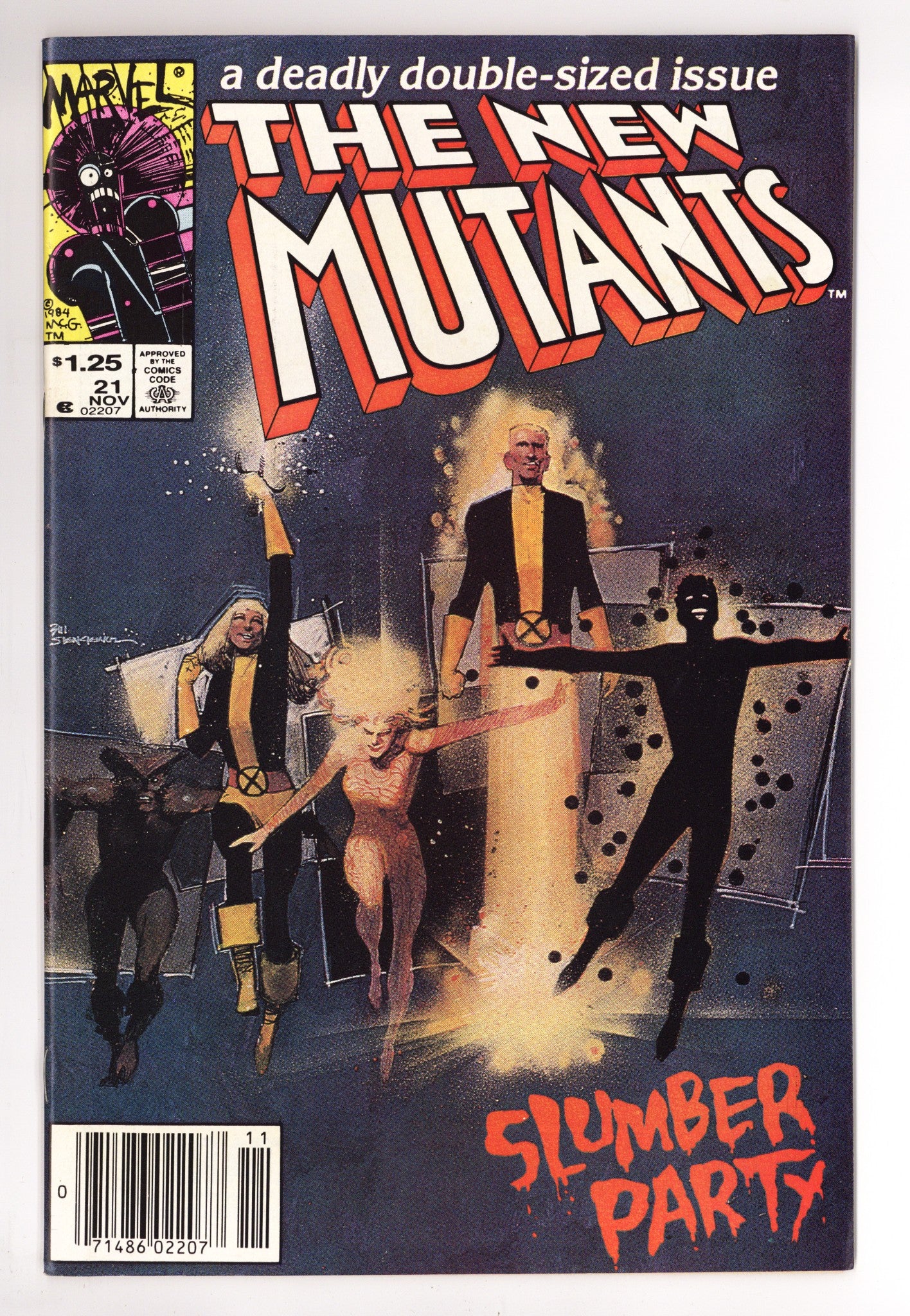 The New Mutants Vol 1 21 Low Grade (1984) Canadian Price Variant 