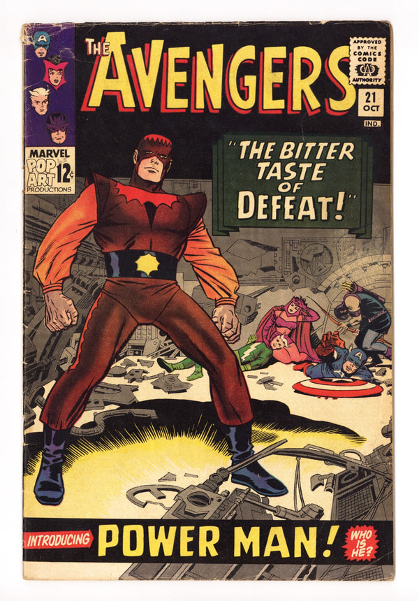 The Avengers Vol 1 21 GD/VG (3.0) (1965)