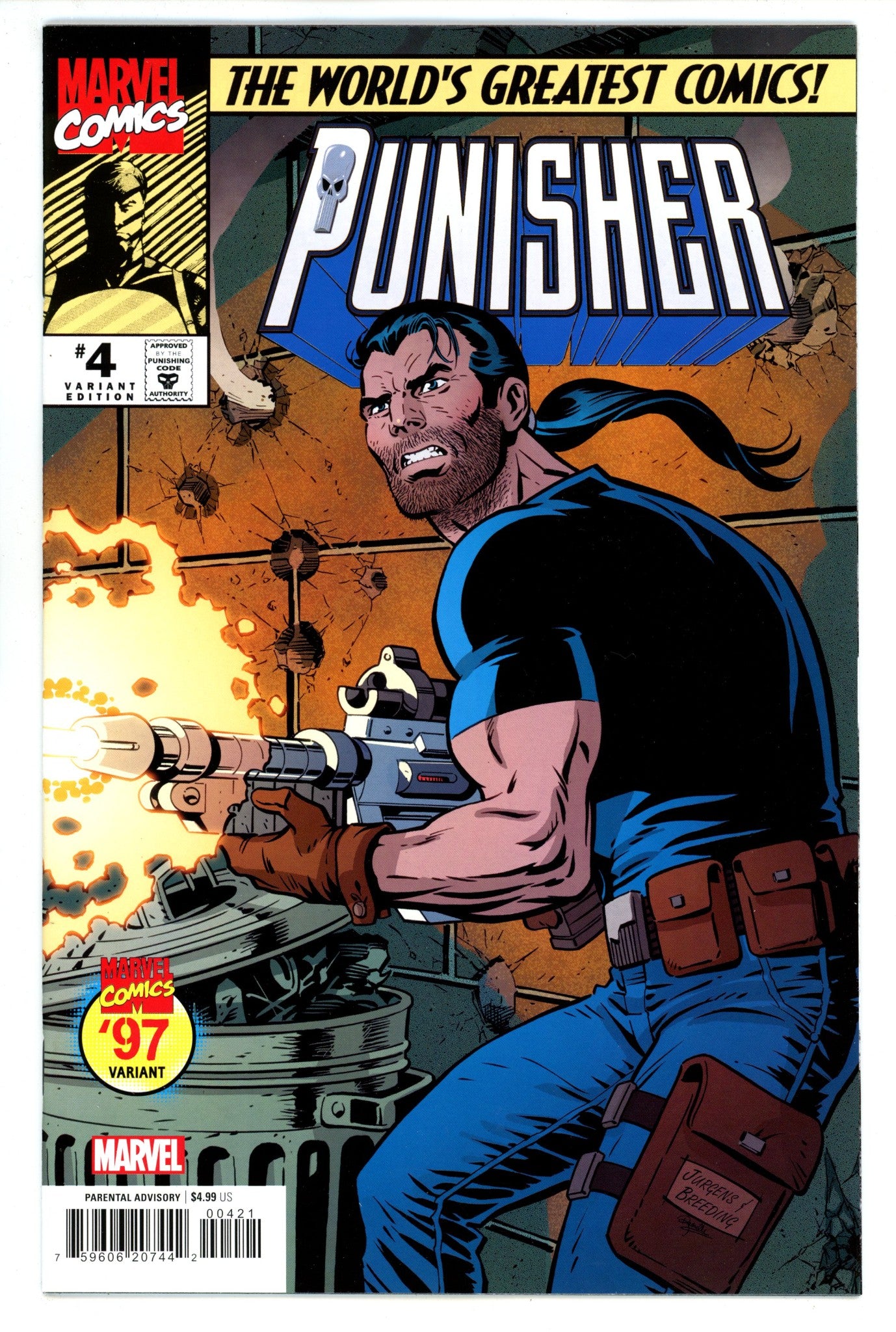 Punisher Vol 14 4 Jurgens Variant (2024)