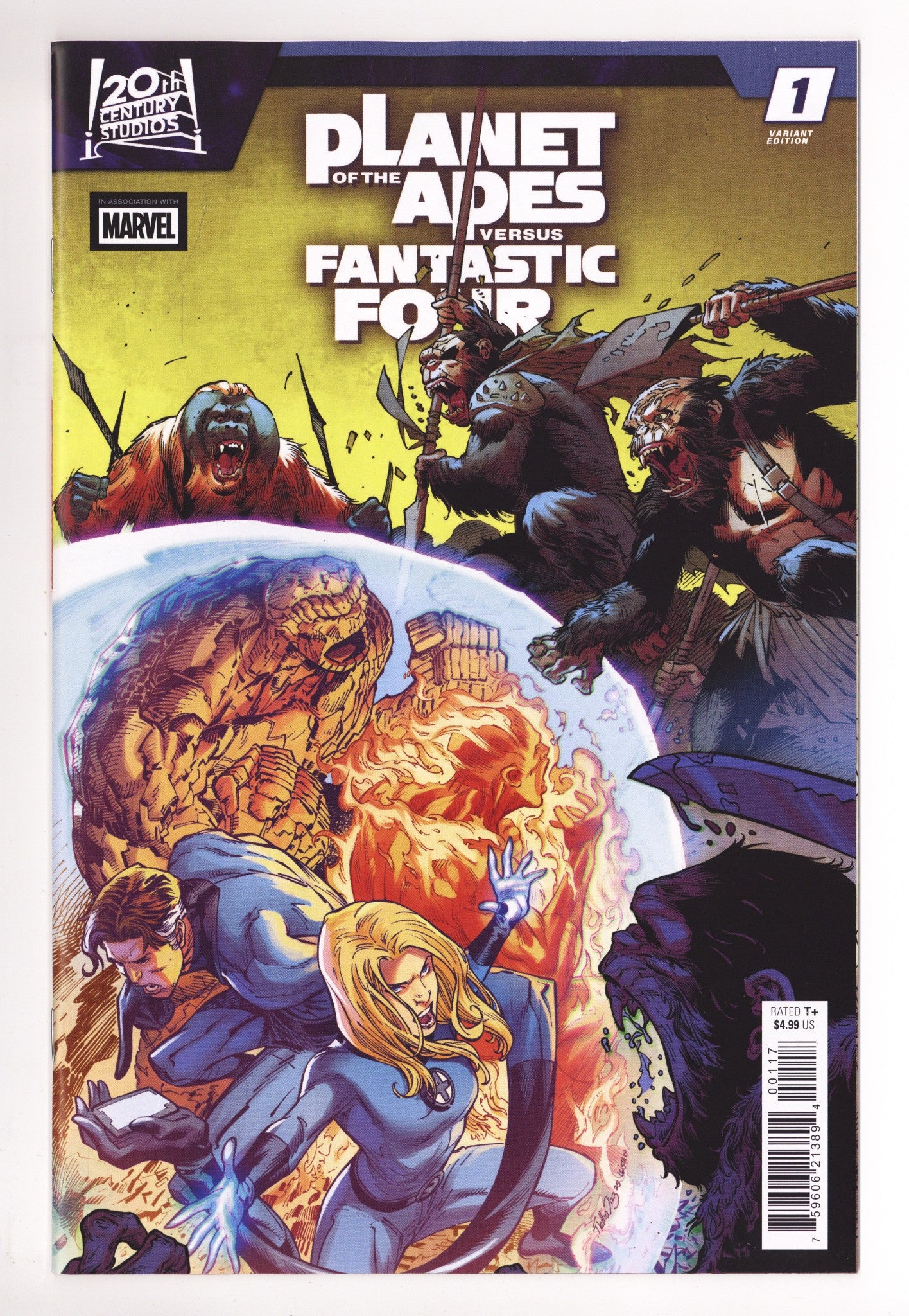 Planet Of The Apes Vs. Fantastic Four 1 Diaz Incentive NM- (2026)