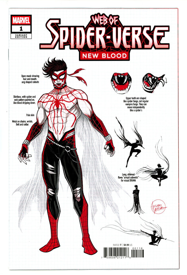 Web Of Spider-Verse: New Blood 1 Vecchio Design Incentive Variant NM (2025)