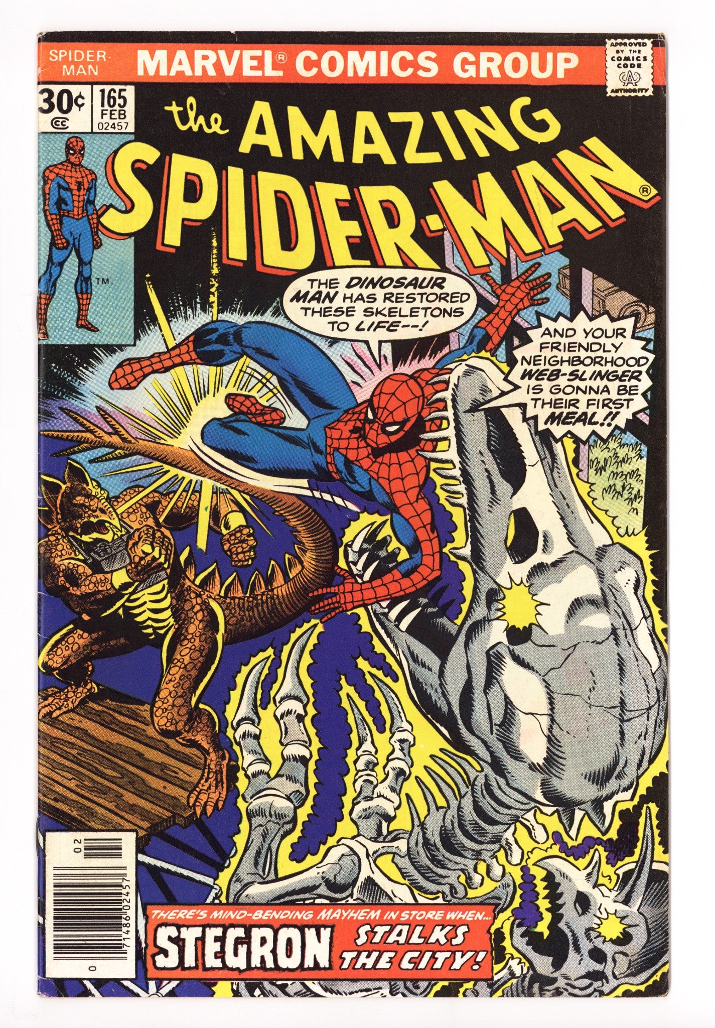 The Amazing Spider-Man Vol 1 165 FN+ (6.5) (1977) 