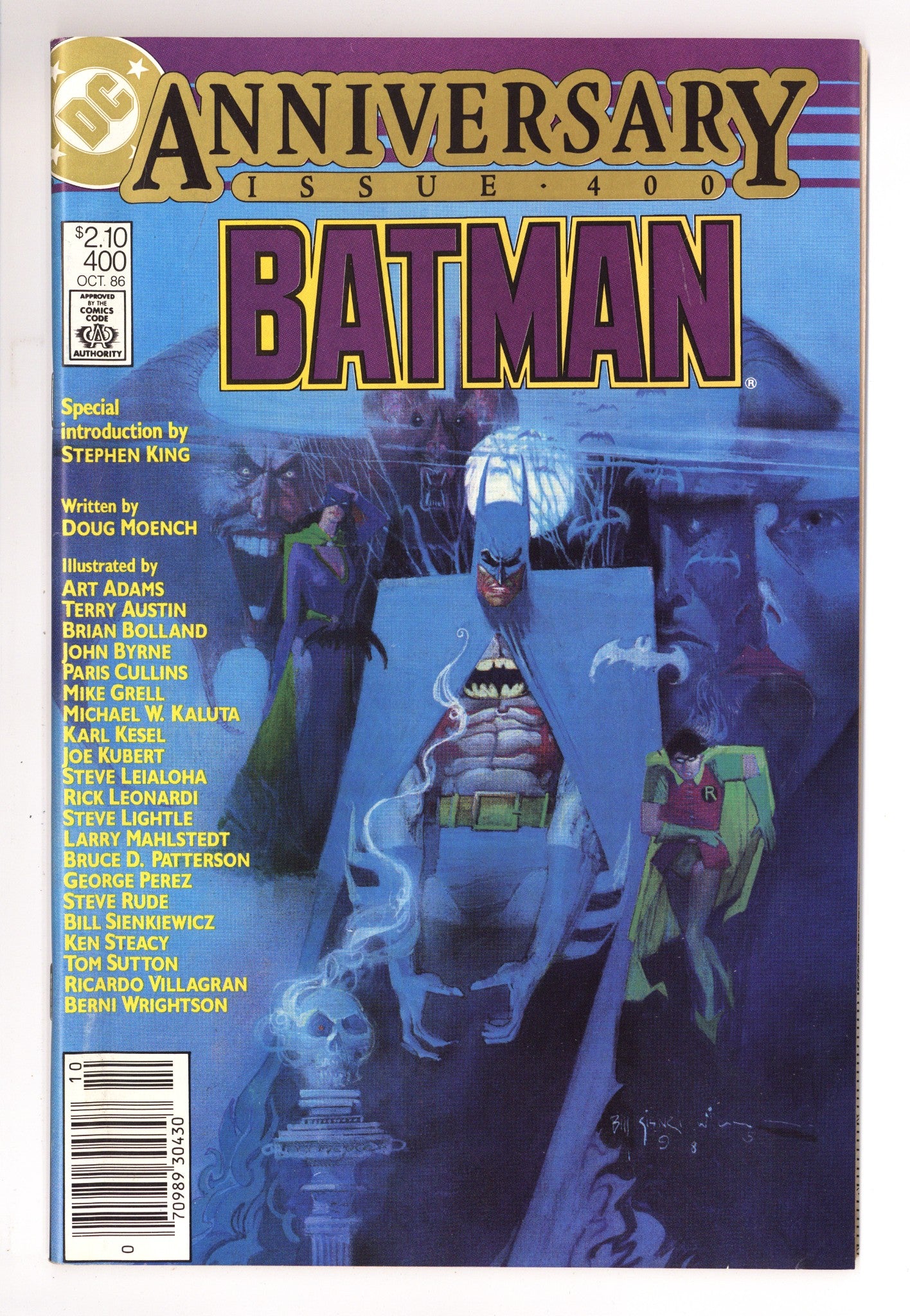 Batman Vol 1 400 NM- (9.2) (1986) Canadian Price Variant 