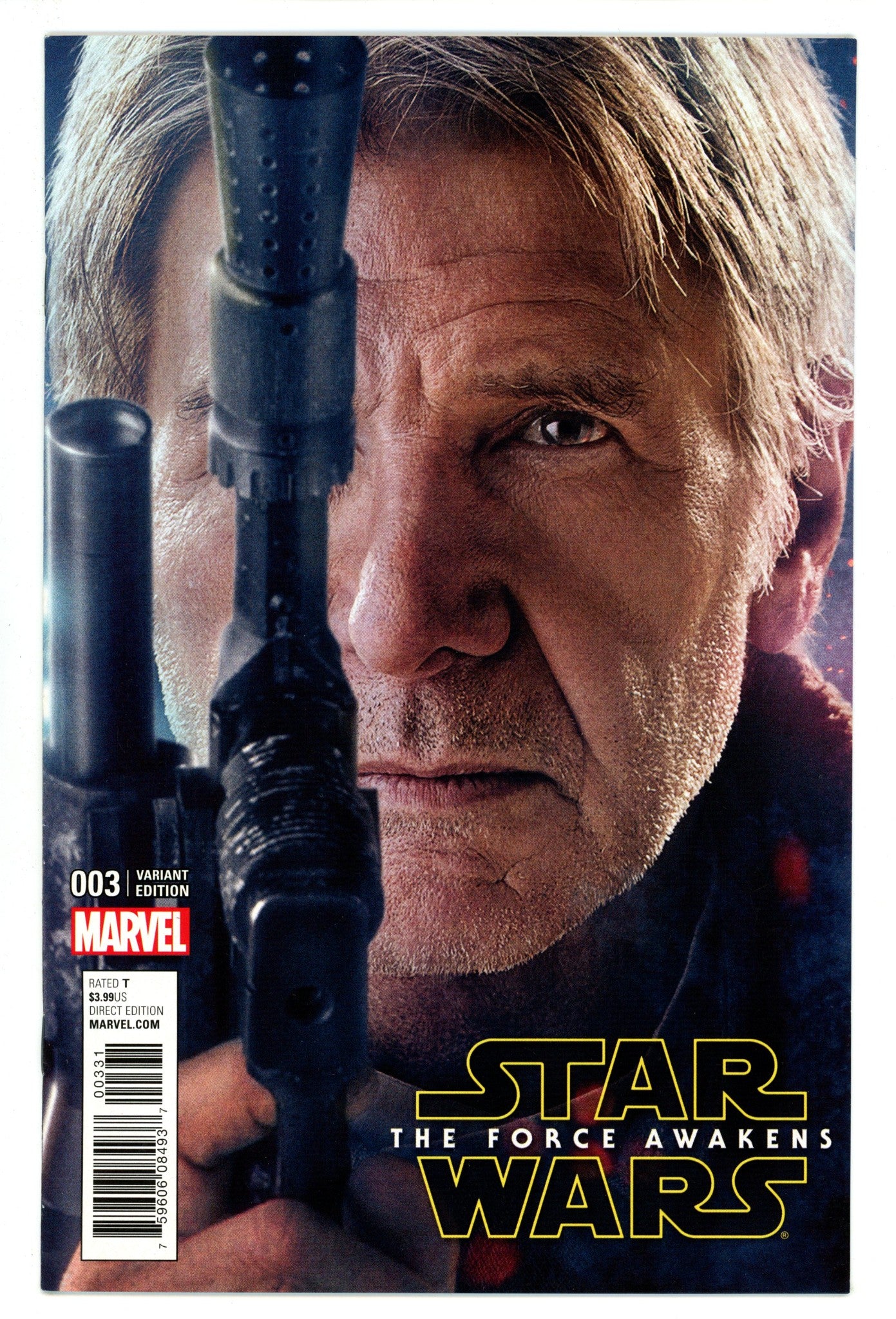 Star Wars: The Force Awakens Adaptation 3 VF/NM (9.0) (2016) Movie Photo Incentive Variant 