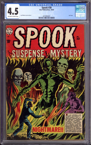 Spook 30 CGC 4.5 (VG+) (1954)