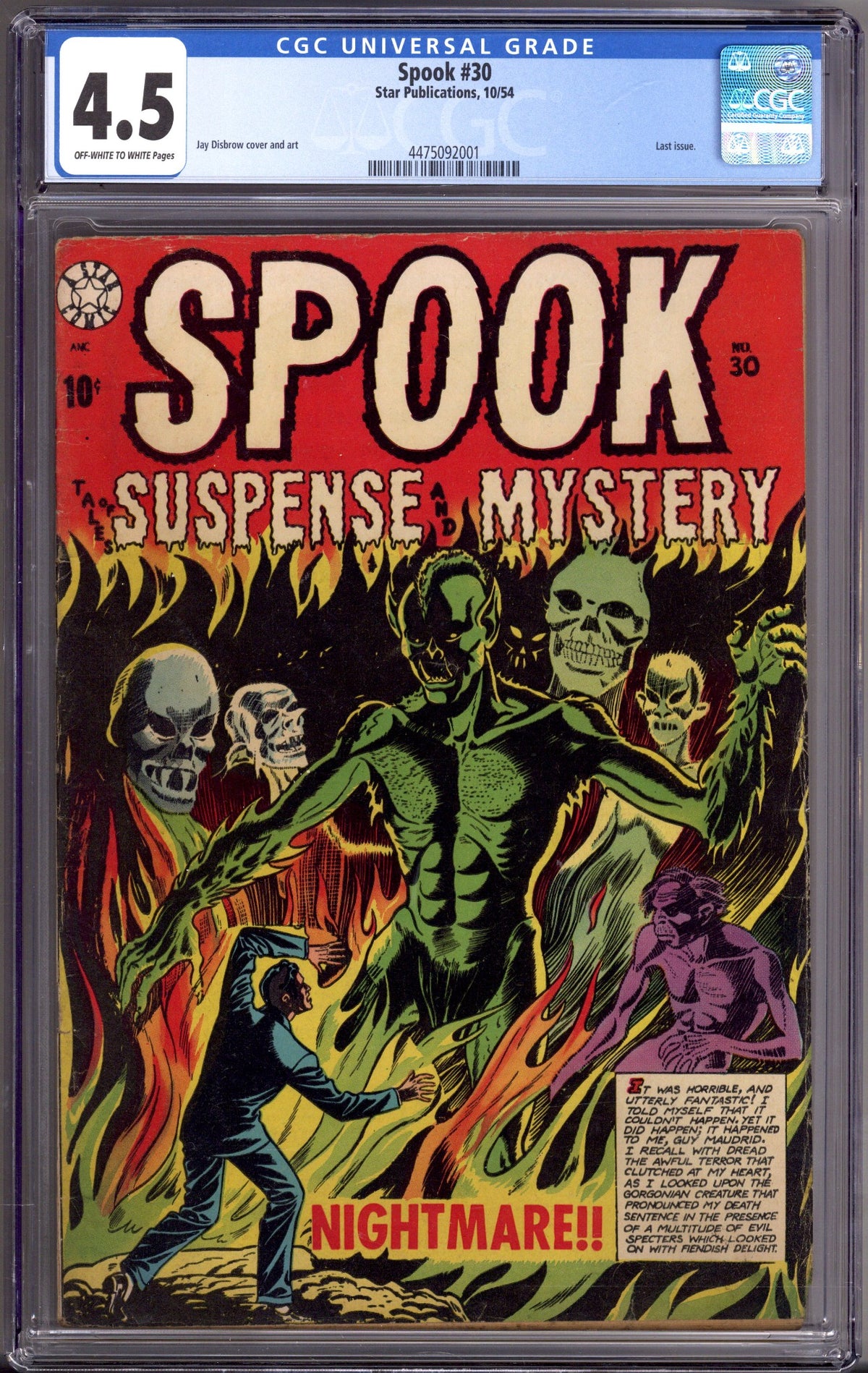 Spook 30 CGC 4.5 (VG+) Star Publications (1954) | CaptCan Comics ...