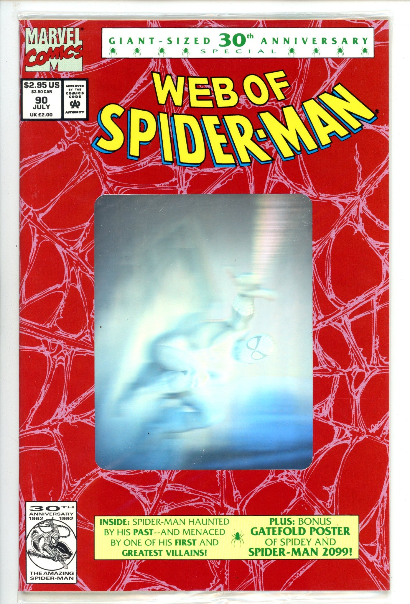 Web of Spider-Man Vol 1 90 New, Sealed (1992) 