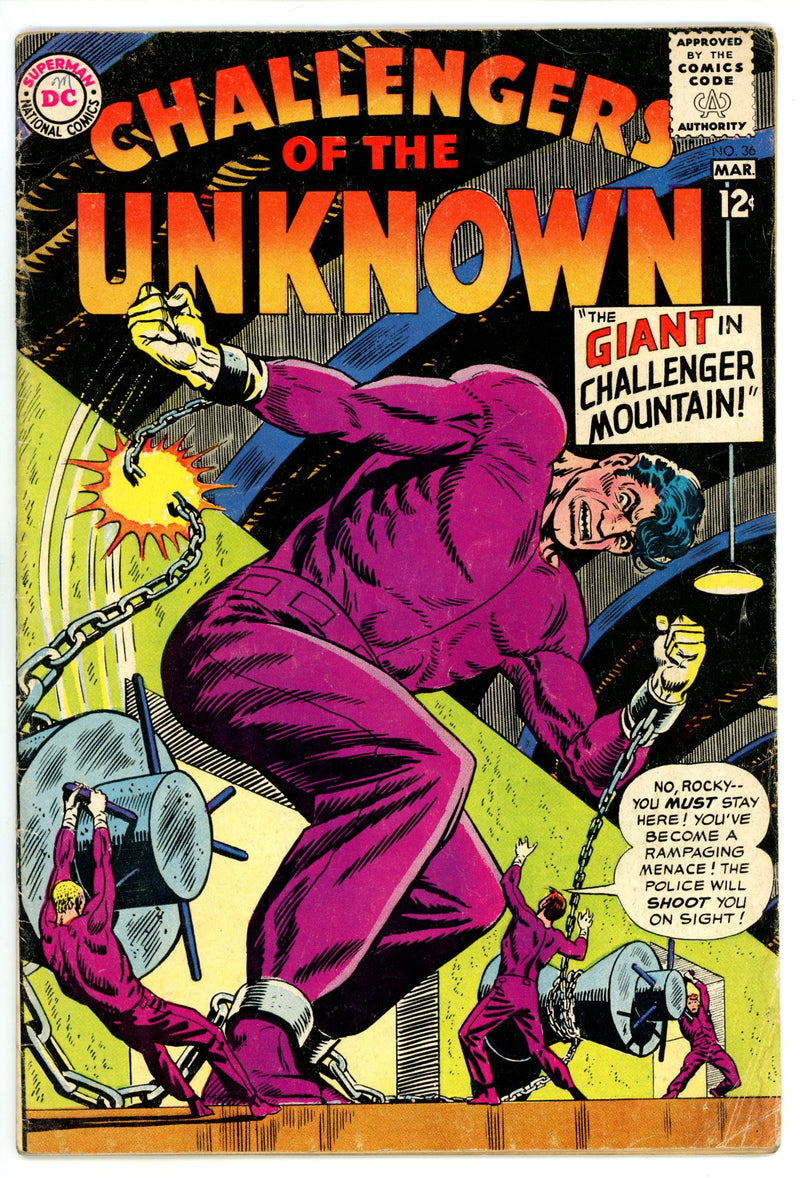 Challengers of the Unknown Vol 1 36 VG+ (4.5) (1964) 