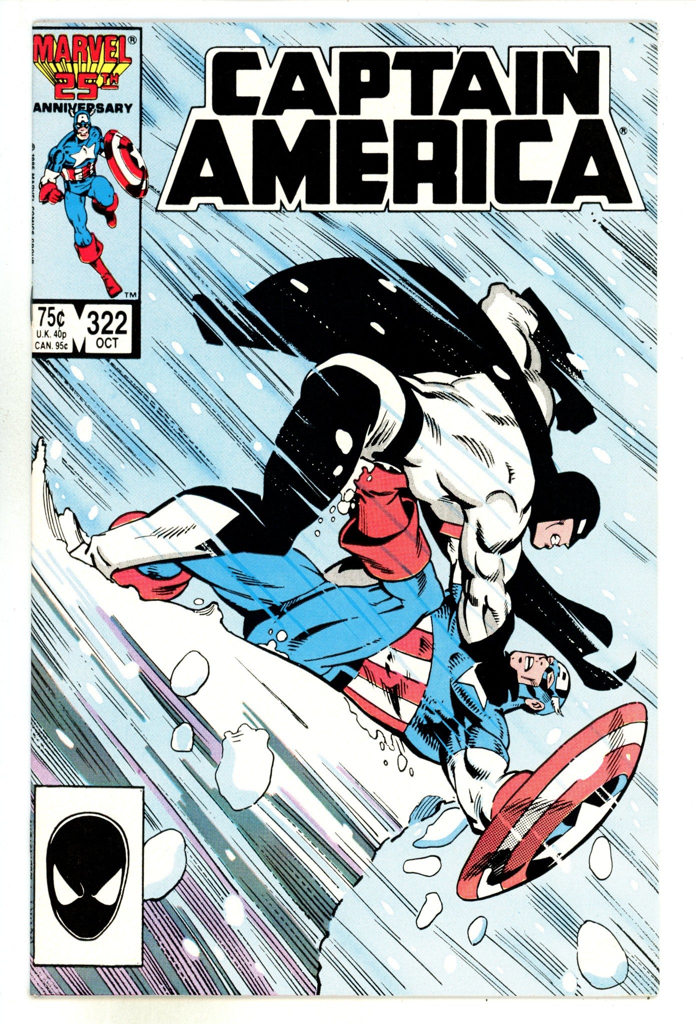 Captain America Vol 1 322 High Grade (1986) 