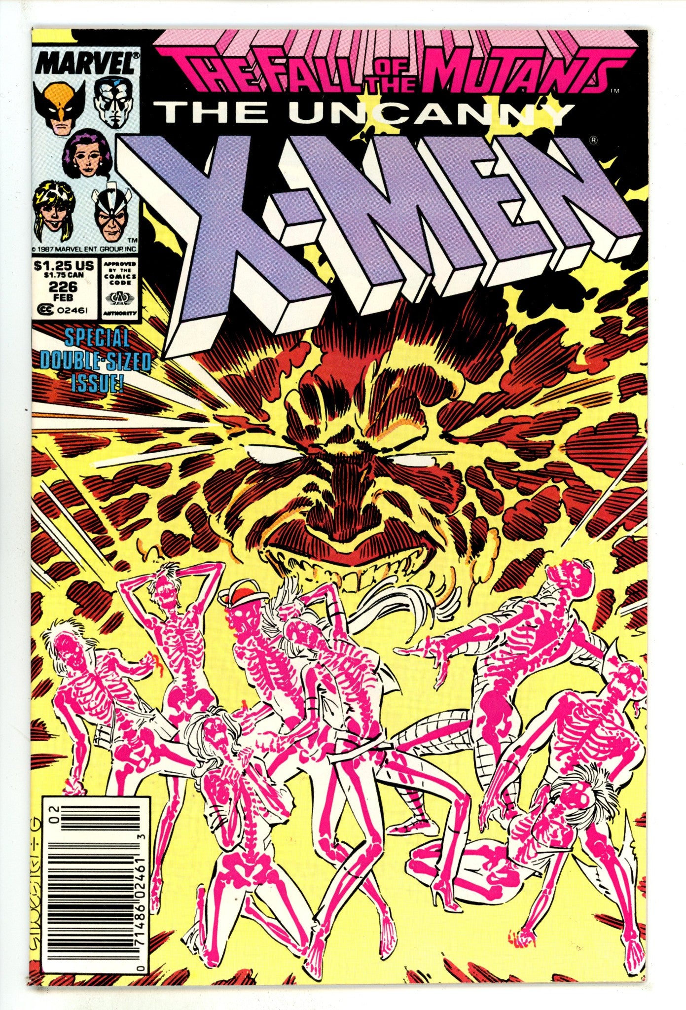 The Uncanny X-Men Vol 1 226 High Grade (1988) Newsstand 