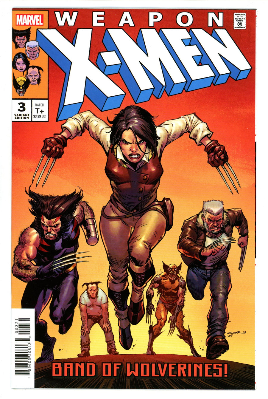Weapon X-Men 3 √áƒ±nar Variant (2024)