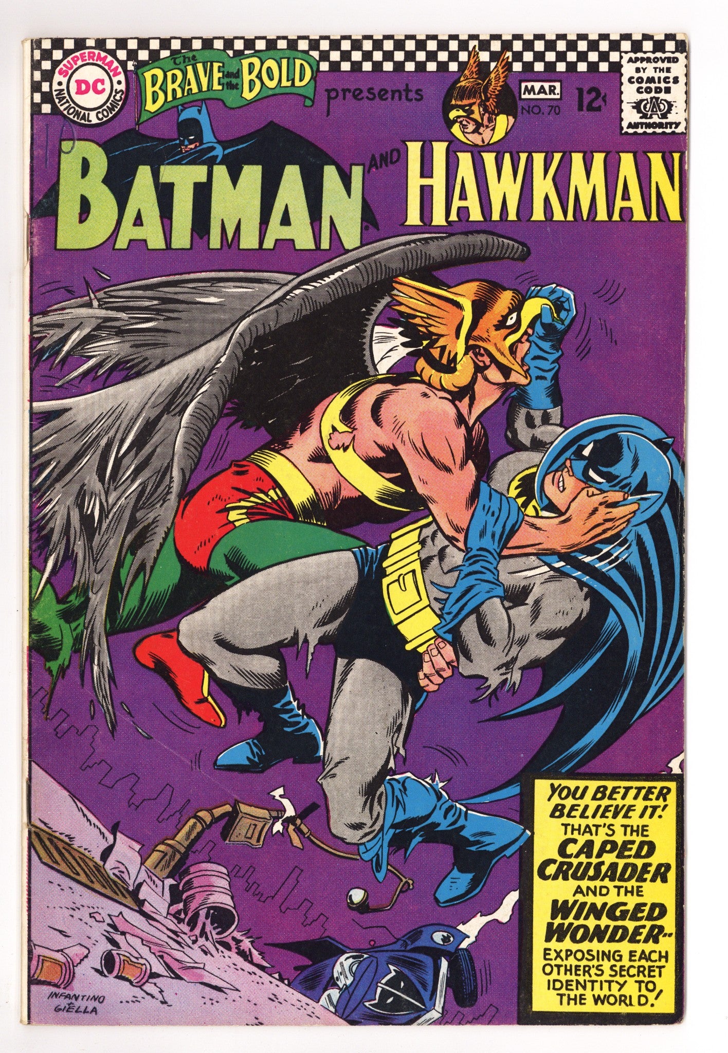 The Brave and the Bold Vol 1 70 FN- (5.5) (1967) 