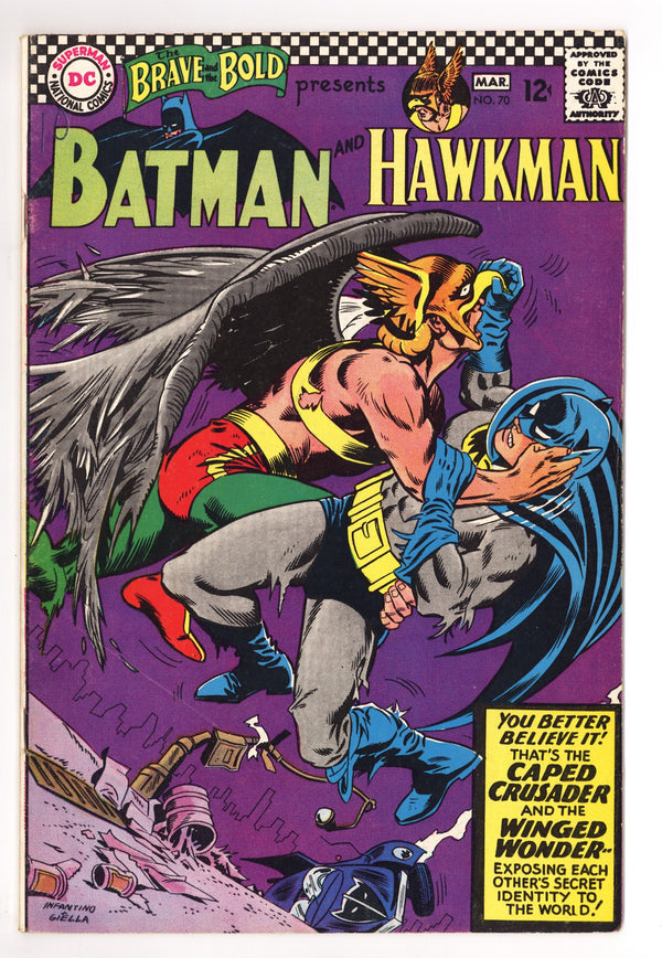 The Brave and the Bold Vol 1 70 FN- (5.5) (1967)