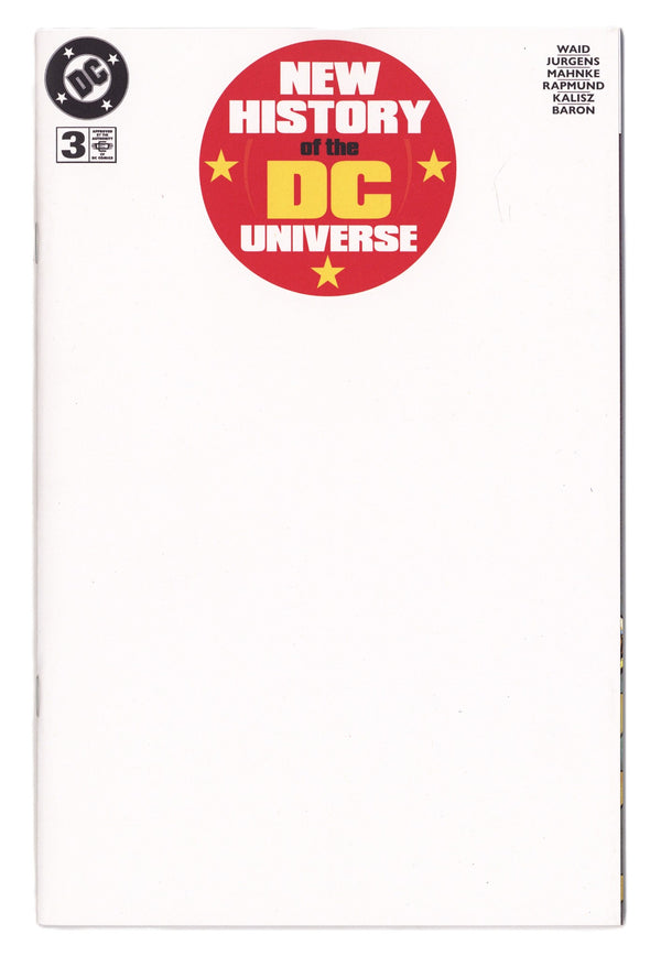New History Of The Dc Universe 3 Blank Variant (2025)