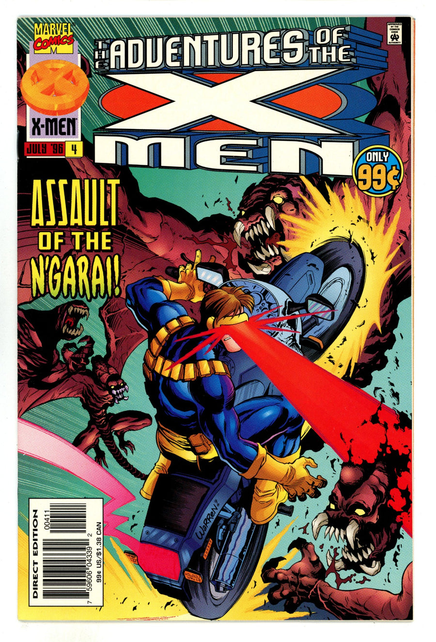 The Adventures of the X-Men 4 High Grade (1996) 