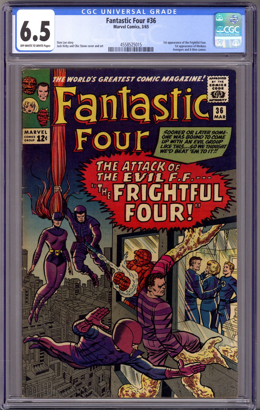Fantastic Four Vol 1 36 CGC 6.5 (FN+) (1965)