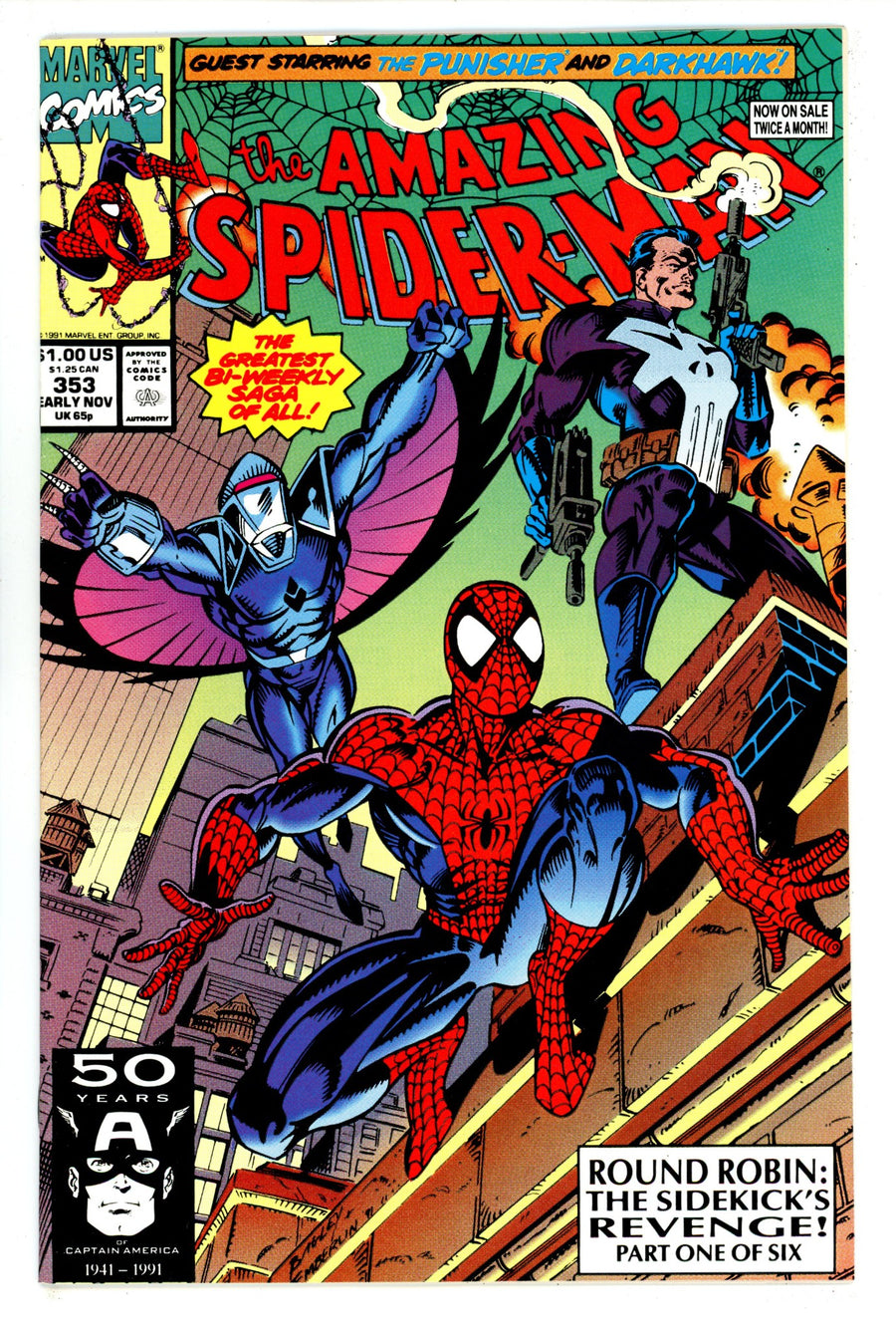 The Amazing Spider-Man Vol 1 353 VF- (7.5) (1991) 