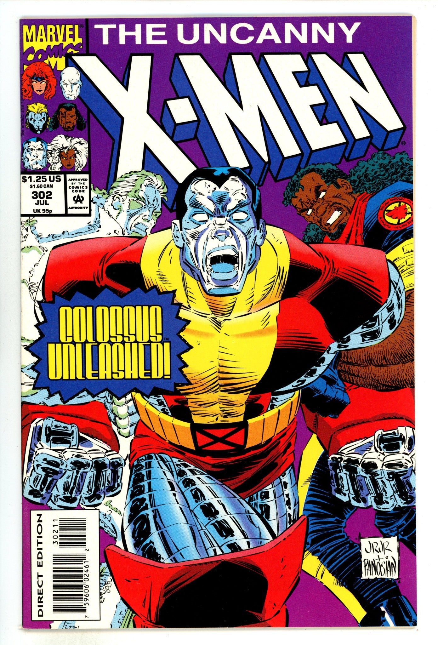 The Uncanny X-Men Vol 1 302  High Grade  (1993)  