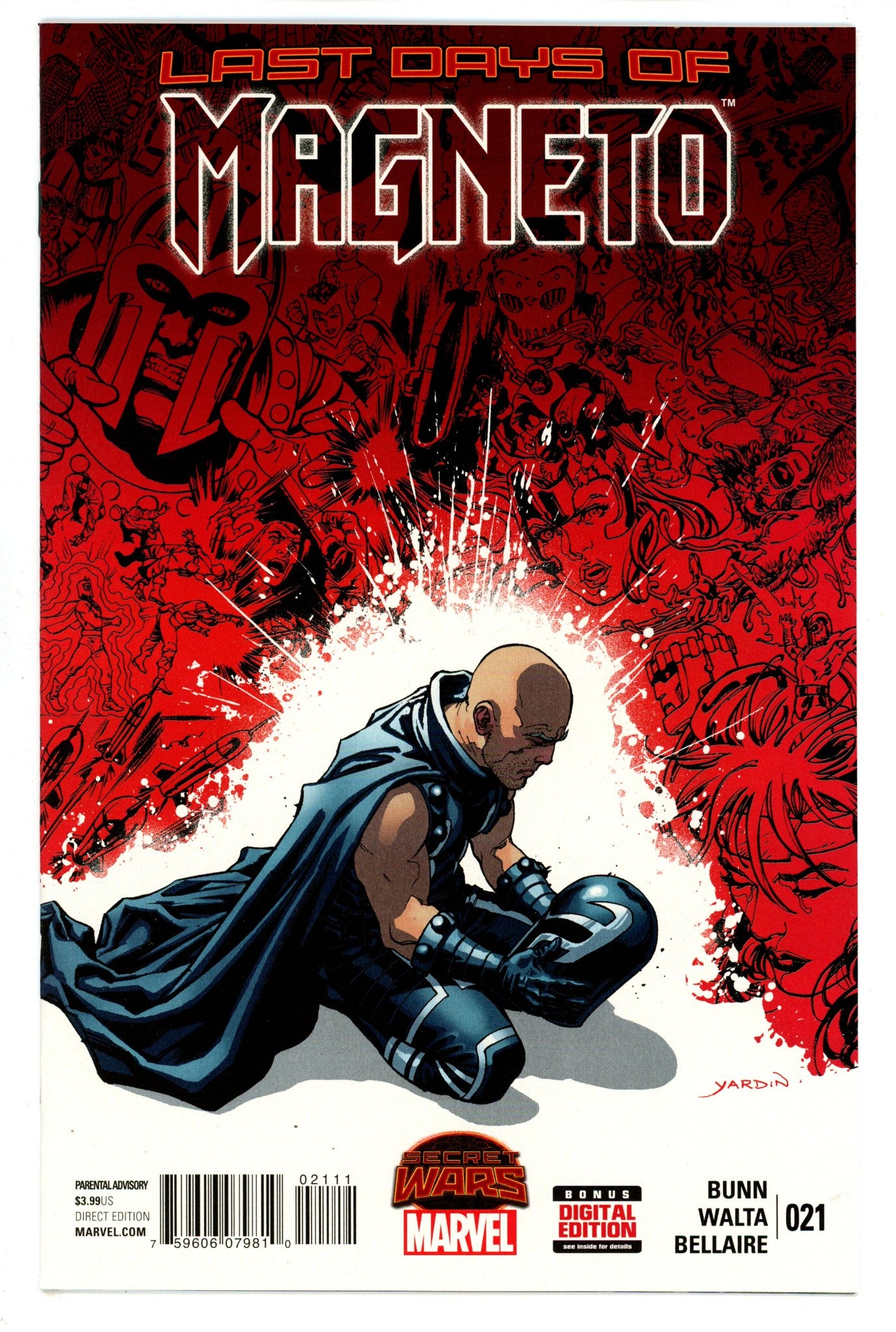 Magneto Vol 3 21 High Grade (2015) 