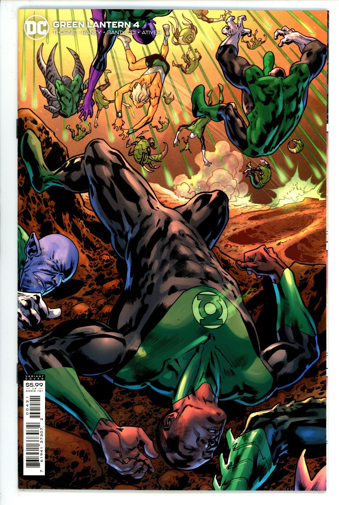 Green Lantern Vol 7 4 High Grade (2021) Hitch Variant 