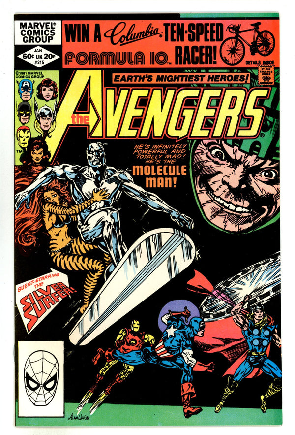 The Avengers Vol 1 215 High Grade (1982)