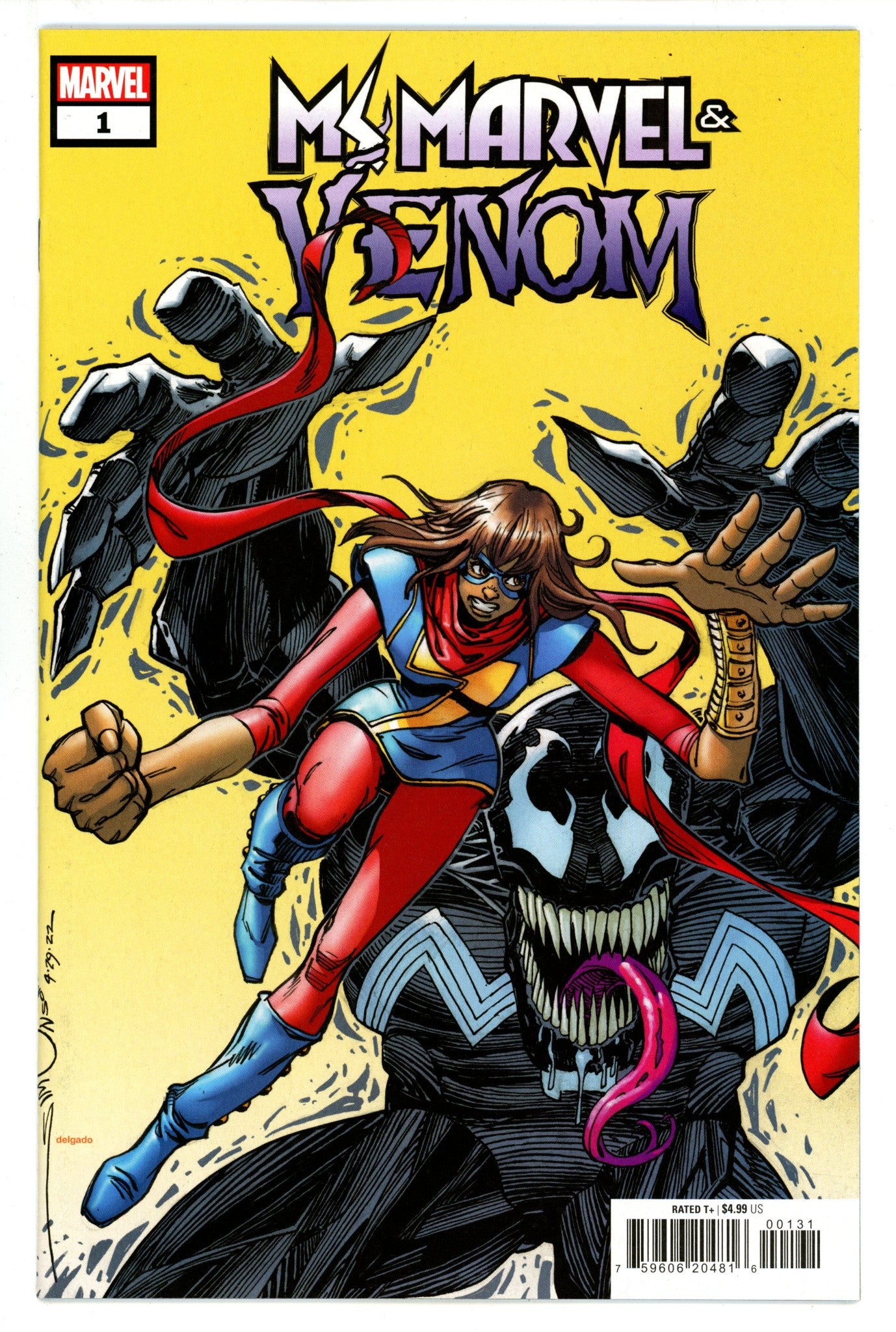 Ms. Marvel & Venom 1 High Grade (2022) Simonson Variant 
