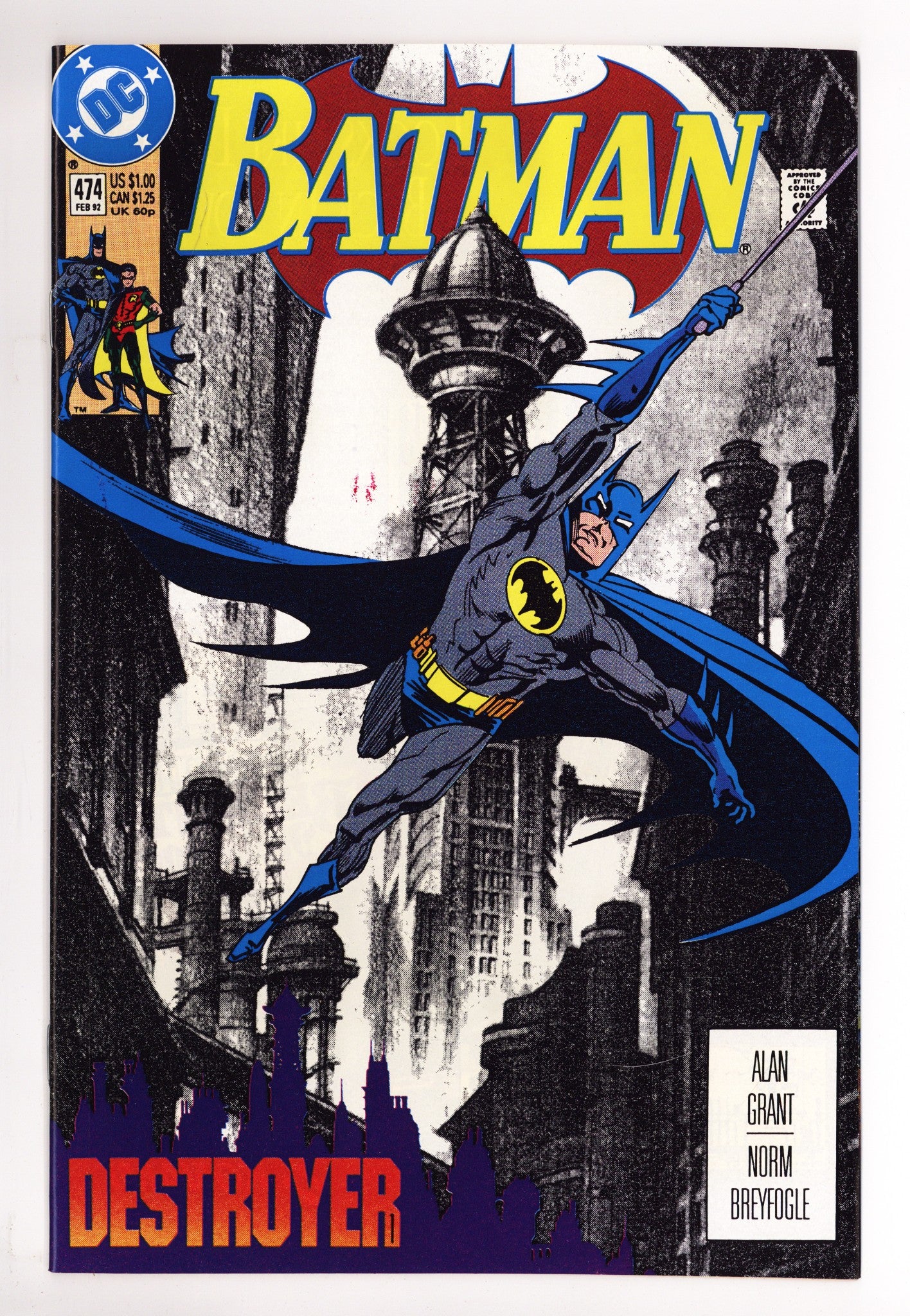 Batman Vol 1 474 High Grade (1992) 