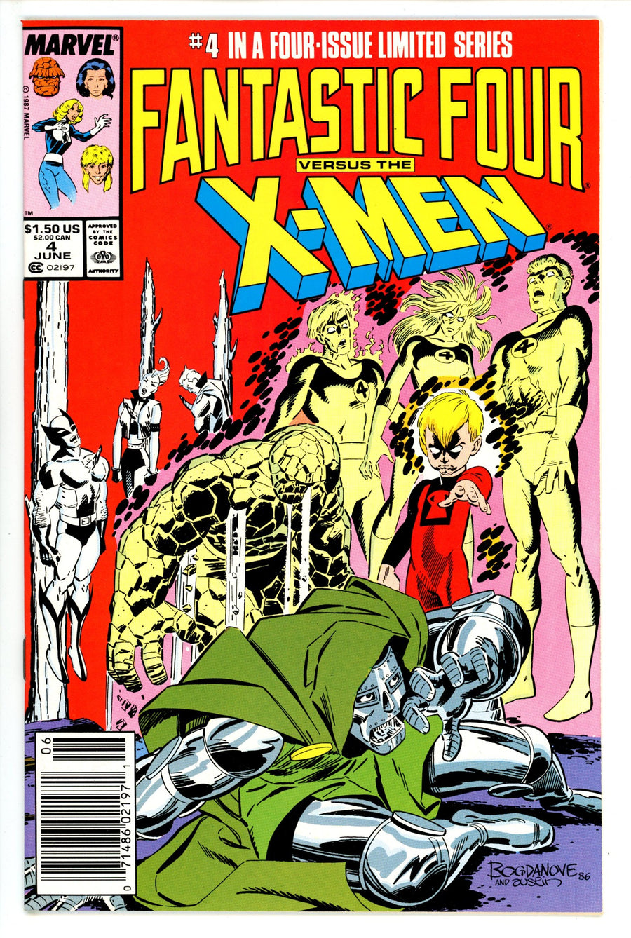 Fantastic Four vs. X-Men 4 Newsstand (1987)
