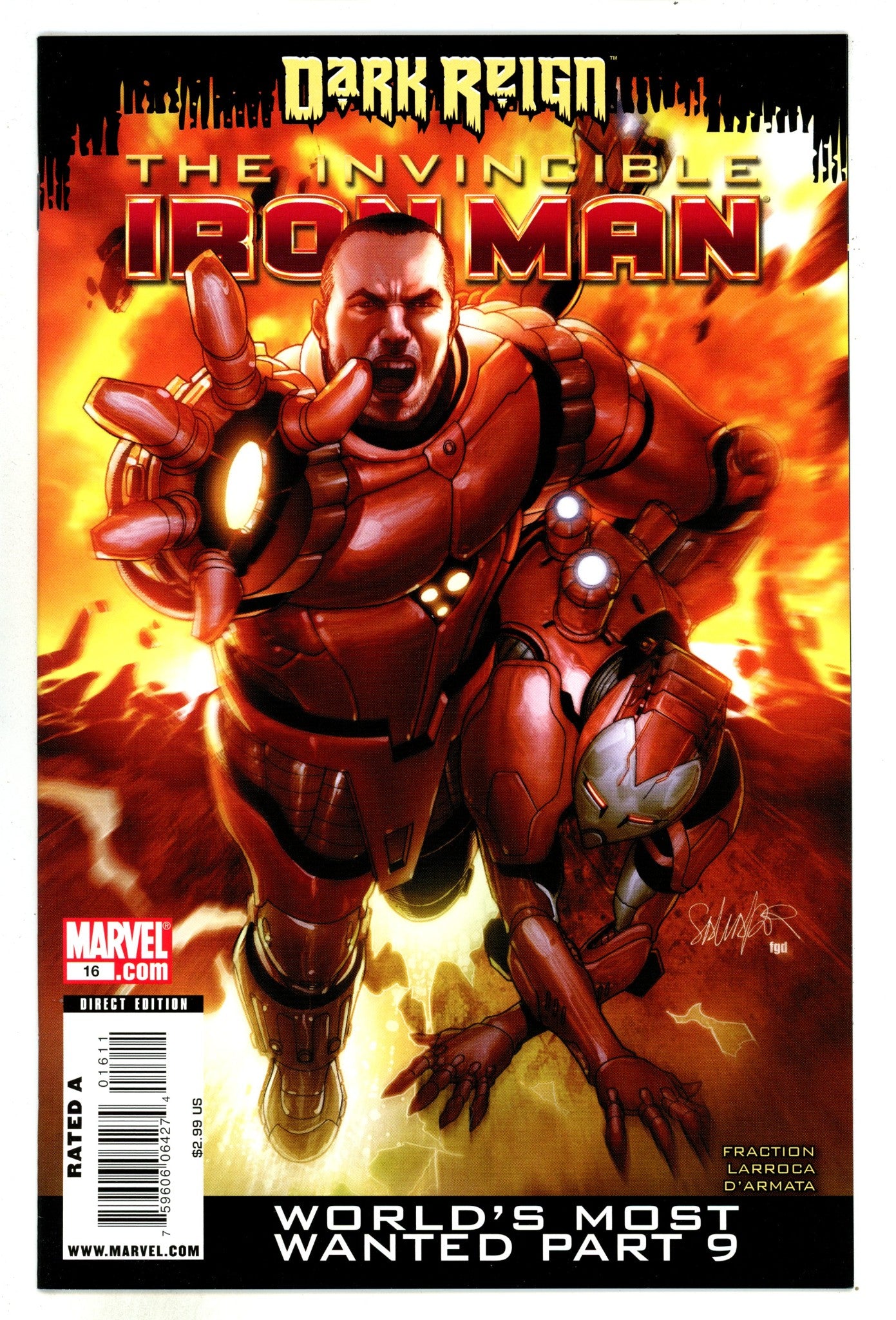 Invincible Iron Man Vol 1 16 High Grade (2010) 
