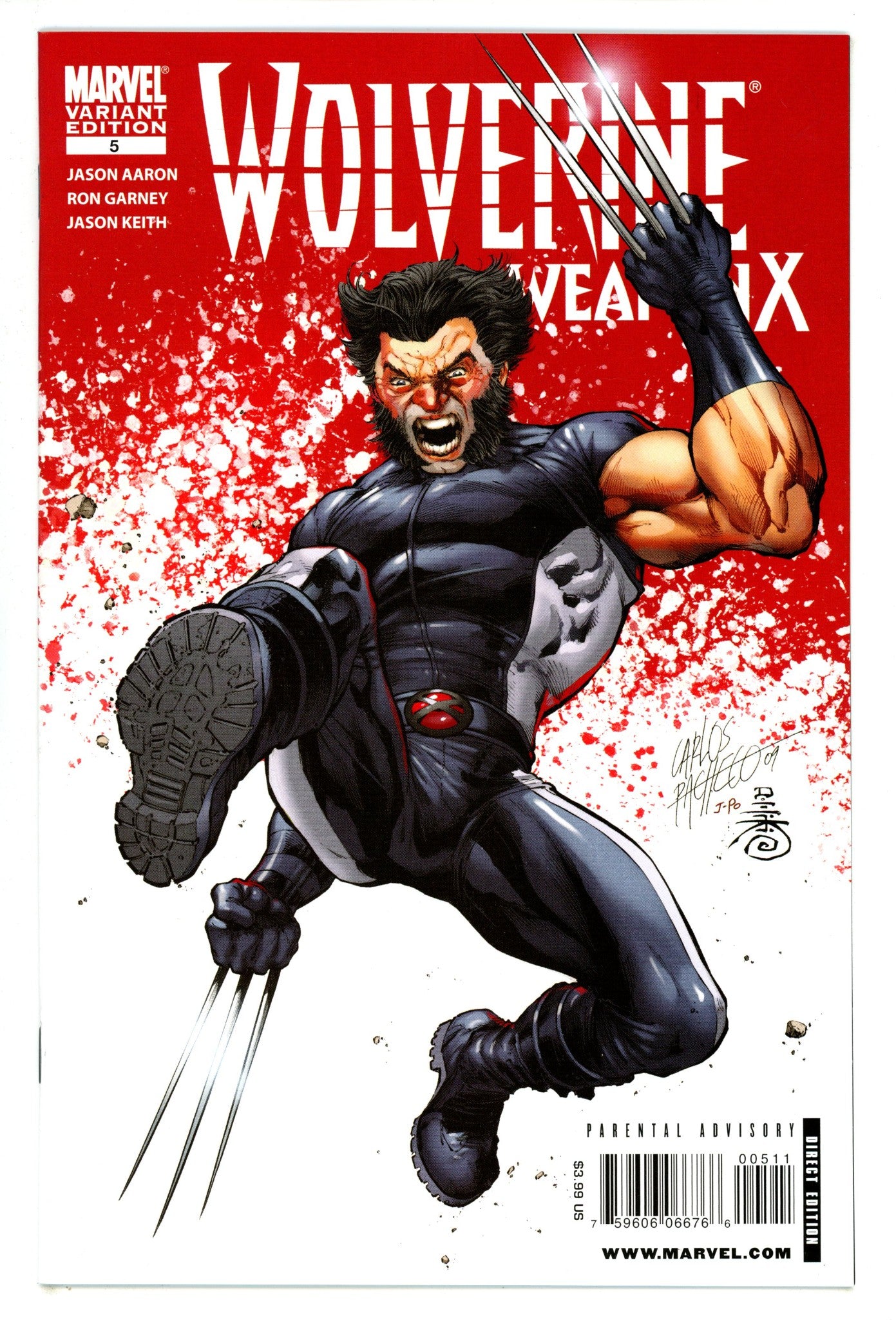 Wolverine Weapon X 5 High Grade (2009) Pacheco Variant 