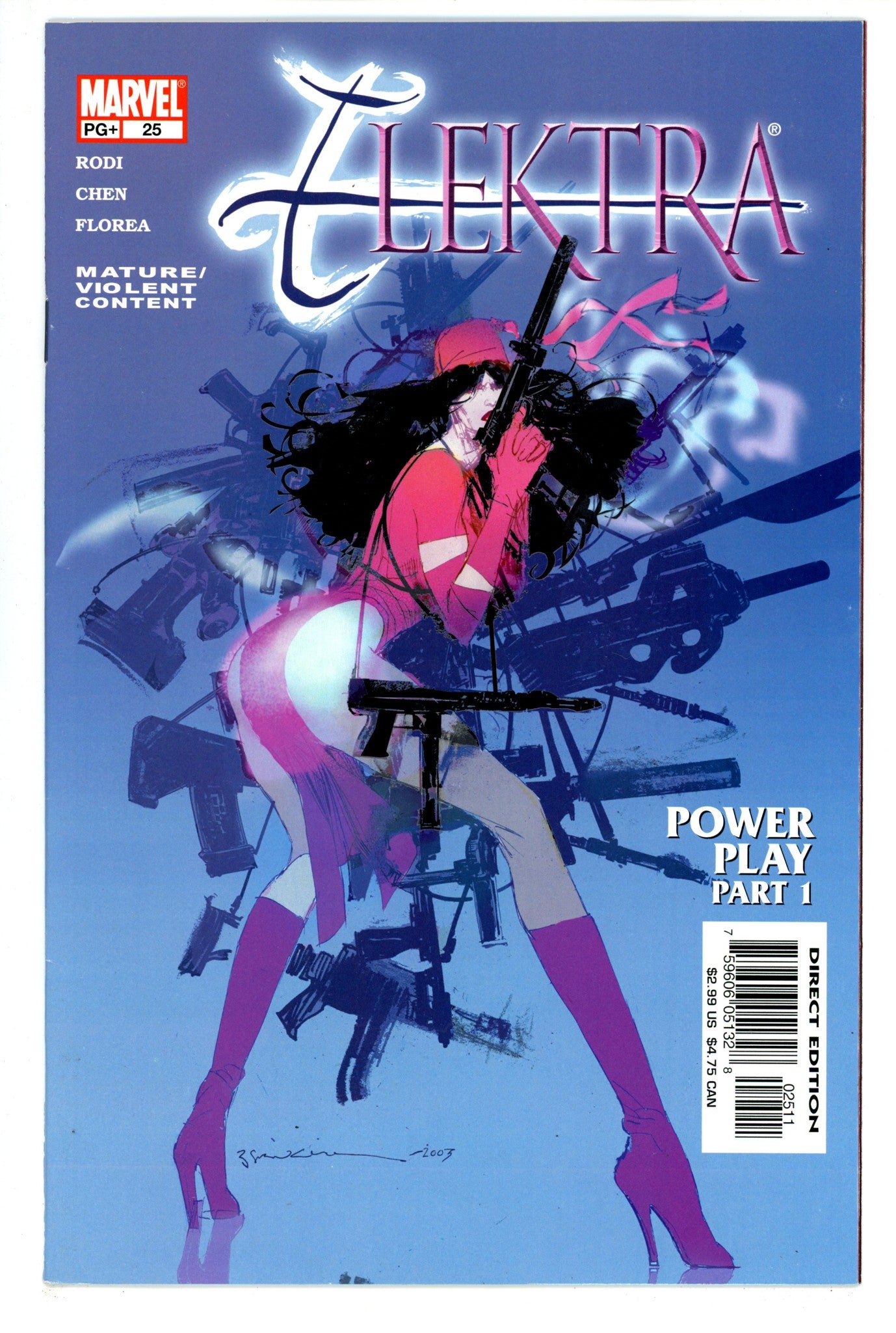 Elektra Vol 2 25 High Grade (2003) 