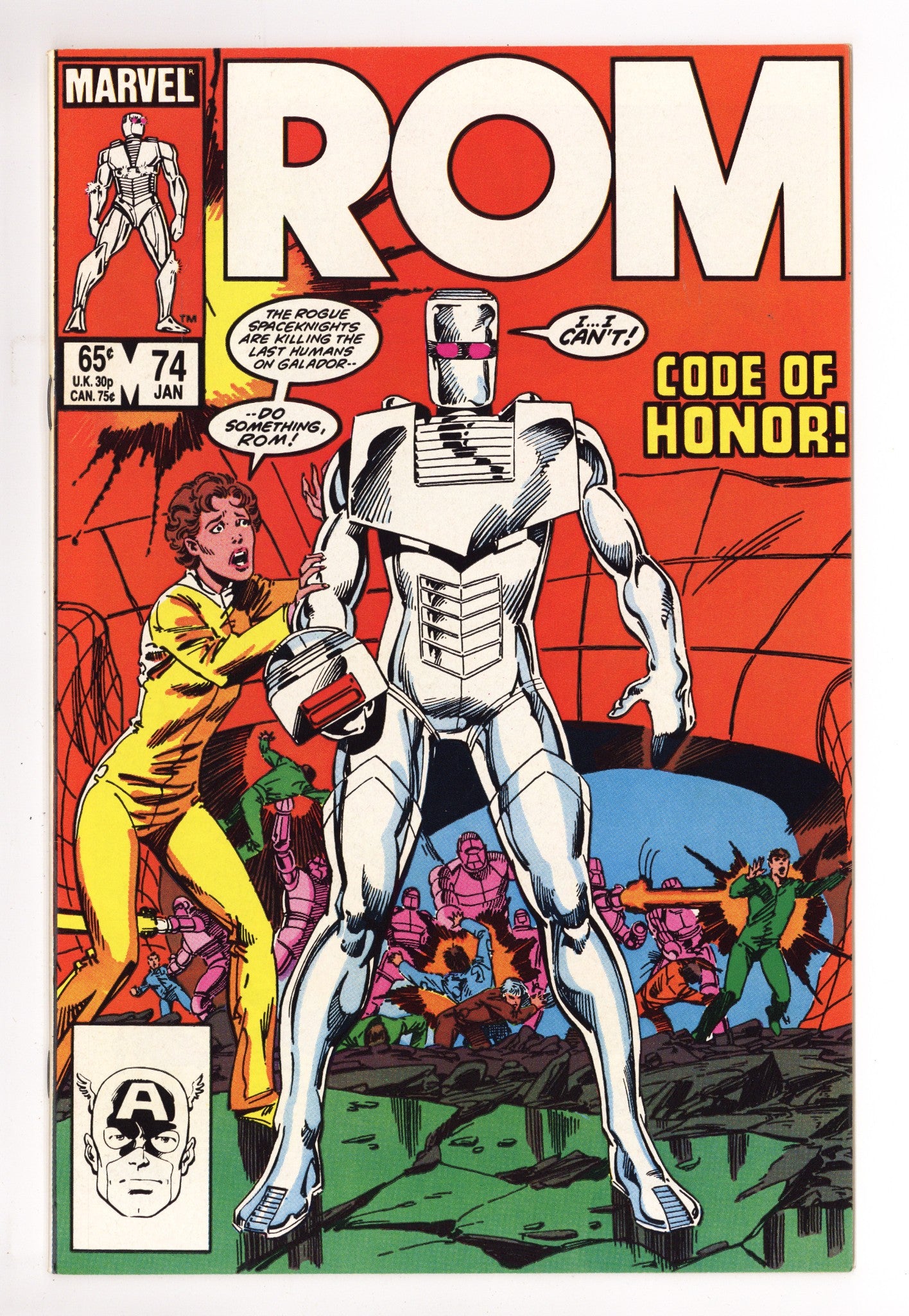 Rom Vol 1 74 Mid Grade (1986) 