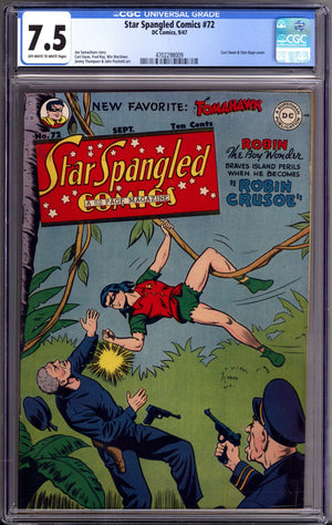 Star Spangled Comics Vol 1 72 CGC 7.5 (VF-) (1947)