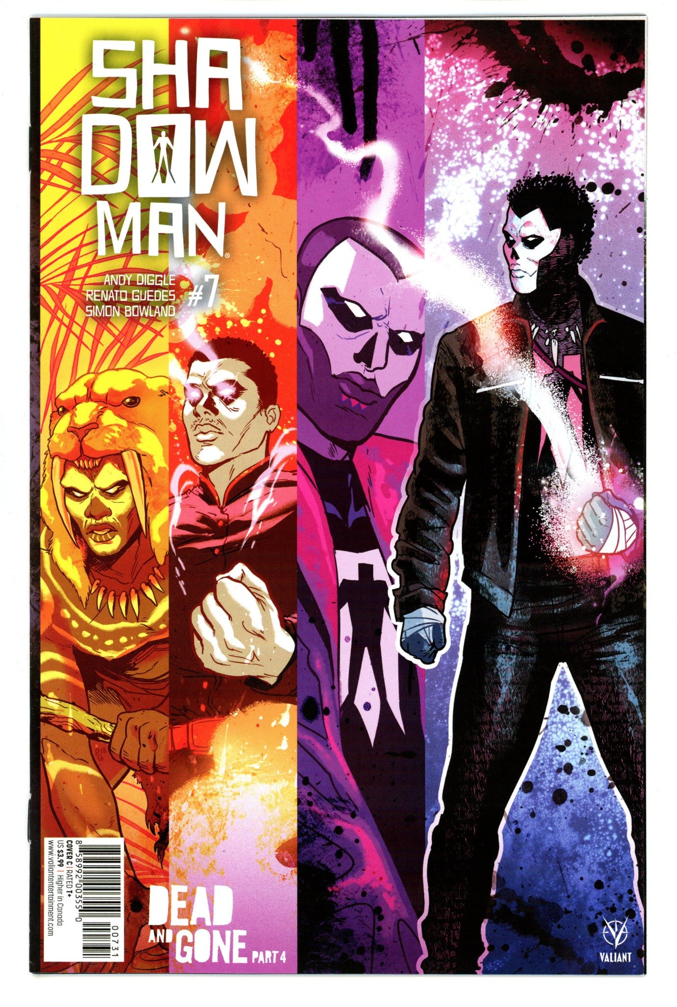 Shadowman (2018) Vol 5 7 High Grade (2018) Ganucheau Variant 