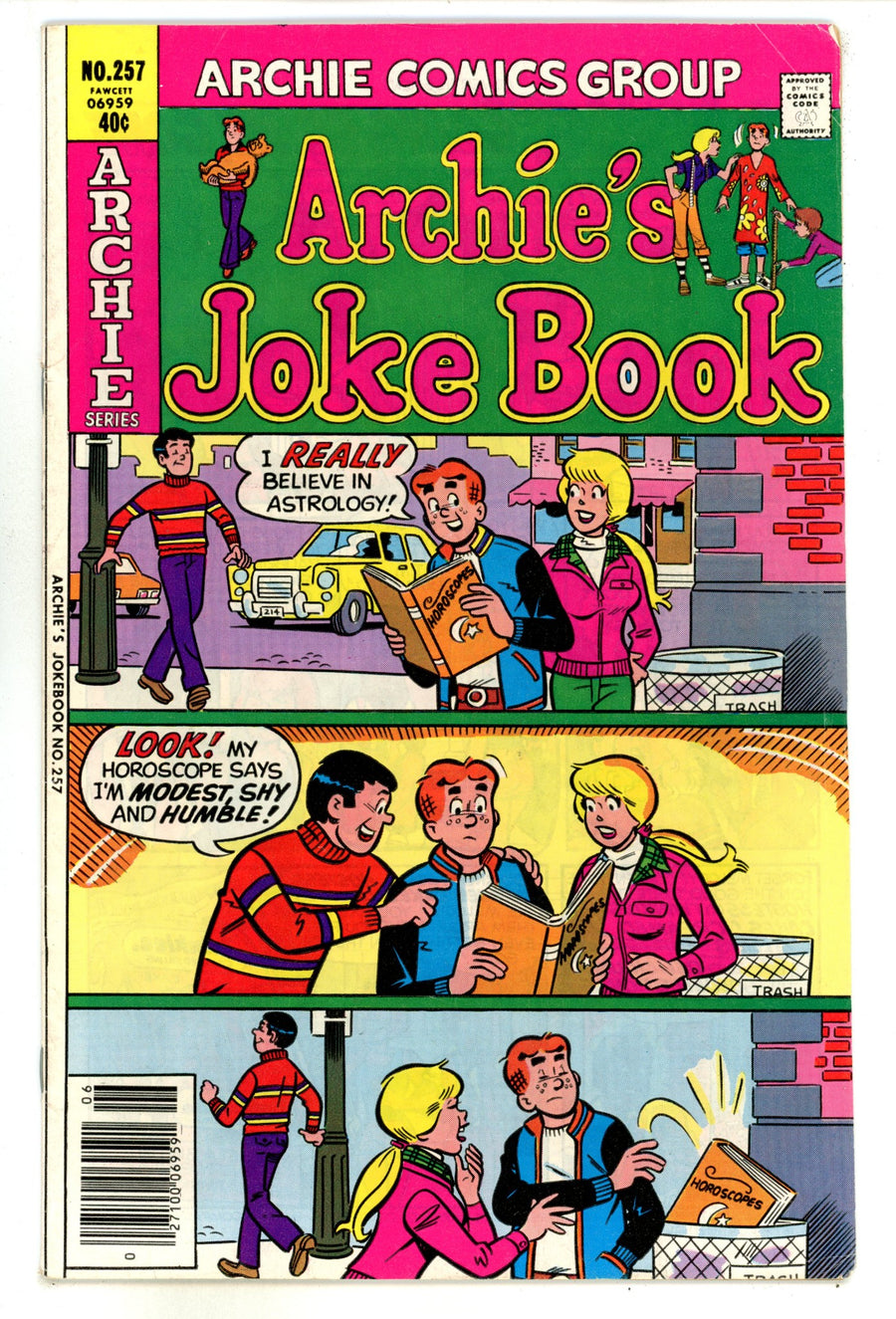 Archie's Joke Book Magazine 257 Low Grade (1979) 
