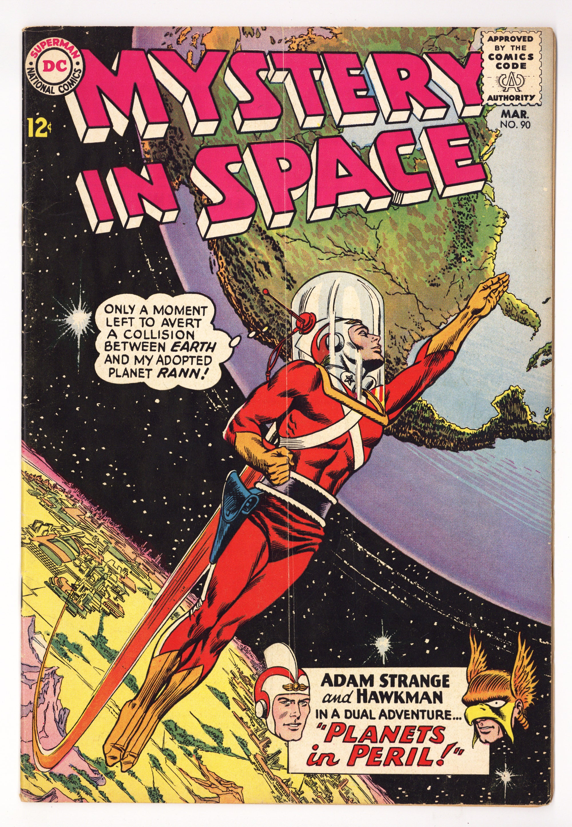 Mystery in Space Vol 1 90  VG+ (4.5)   (1964)        