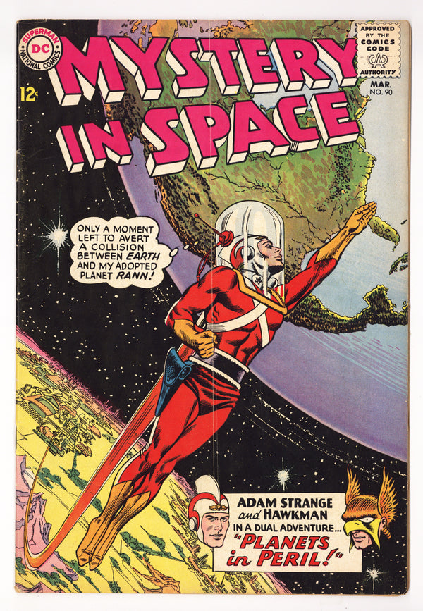 Mystery in Space Vol 1 90  VG+ (4.5)   (1964)