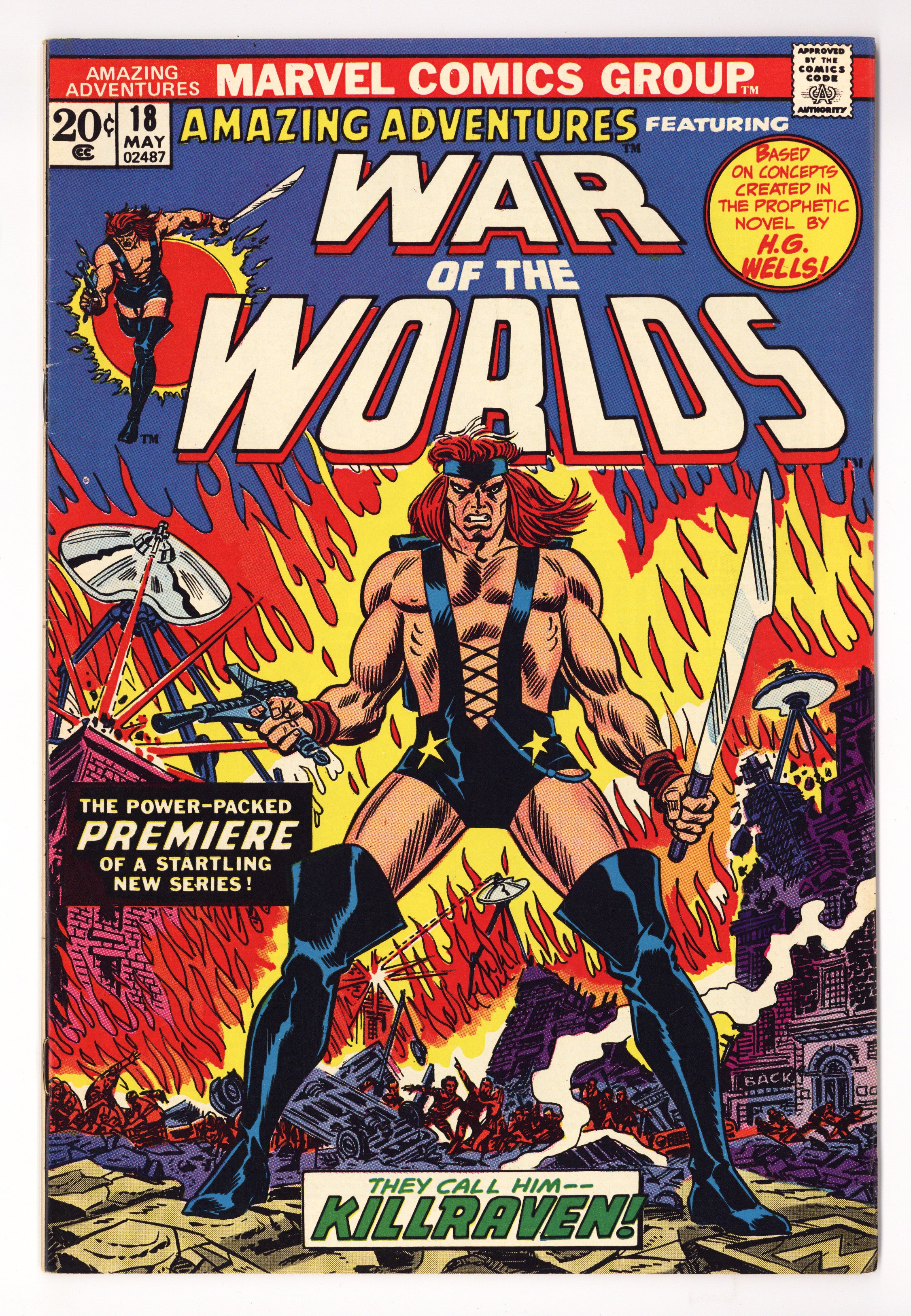 Amazing Adventures Vol 2 18  VF (8.0)   (1973)        