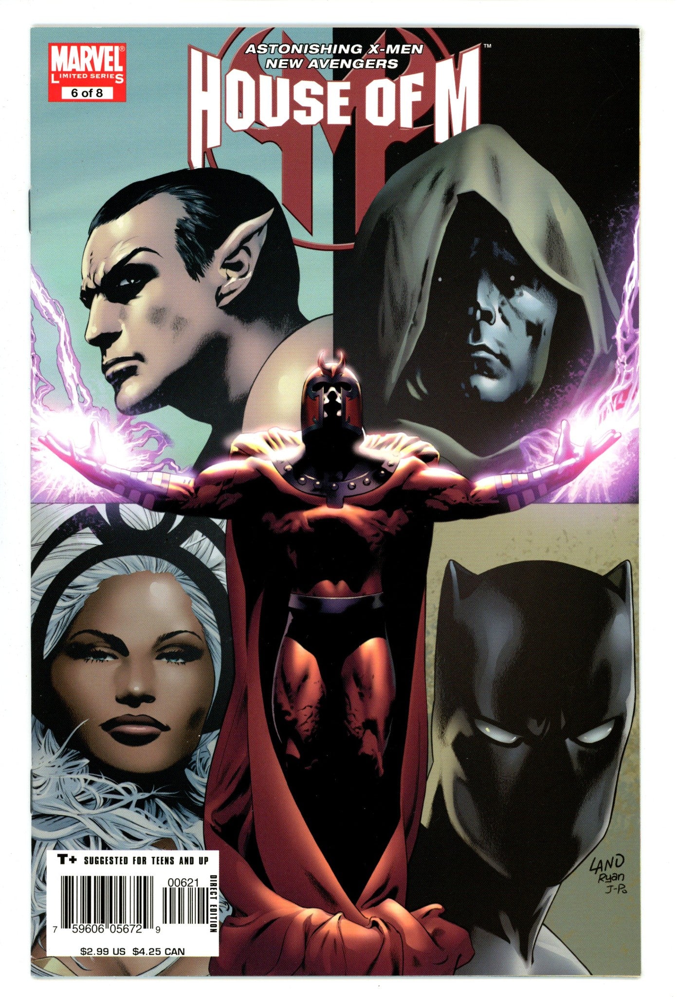 House of M 6 High Grade (2005) Land Variant 