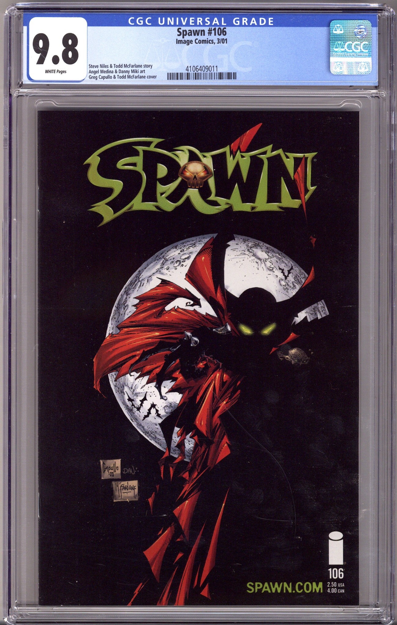 Spawn 106 CGC 9.8 (NM/M) (2001)