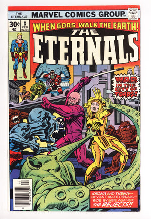 The Eternals Vol 1 8 Mid Grade (1977)