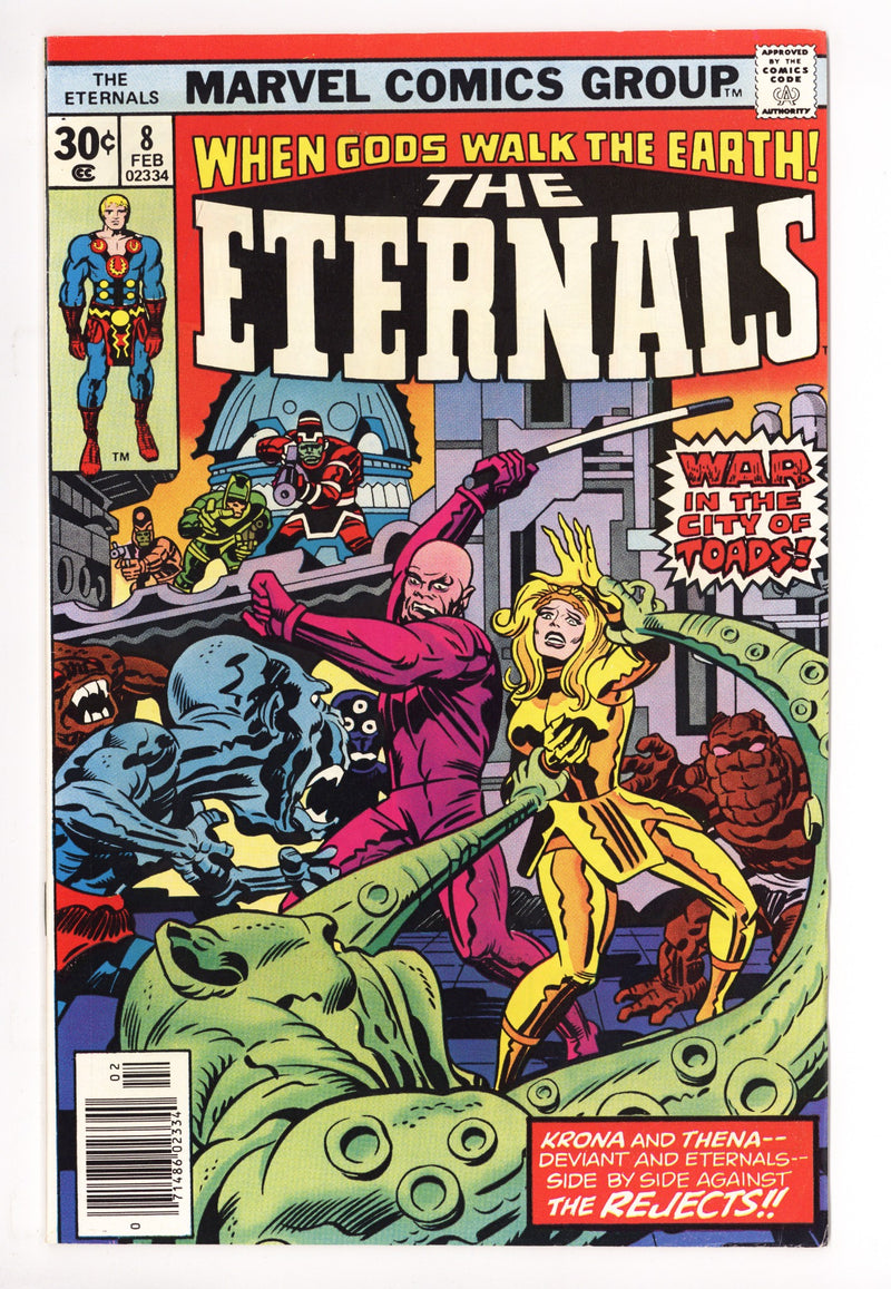 The Eternals Vol 1 8 Mid Grade (1977) 
