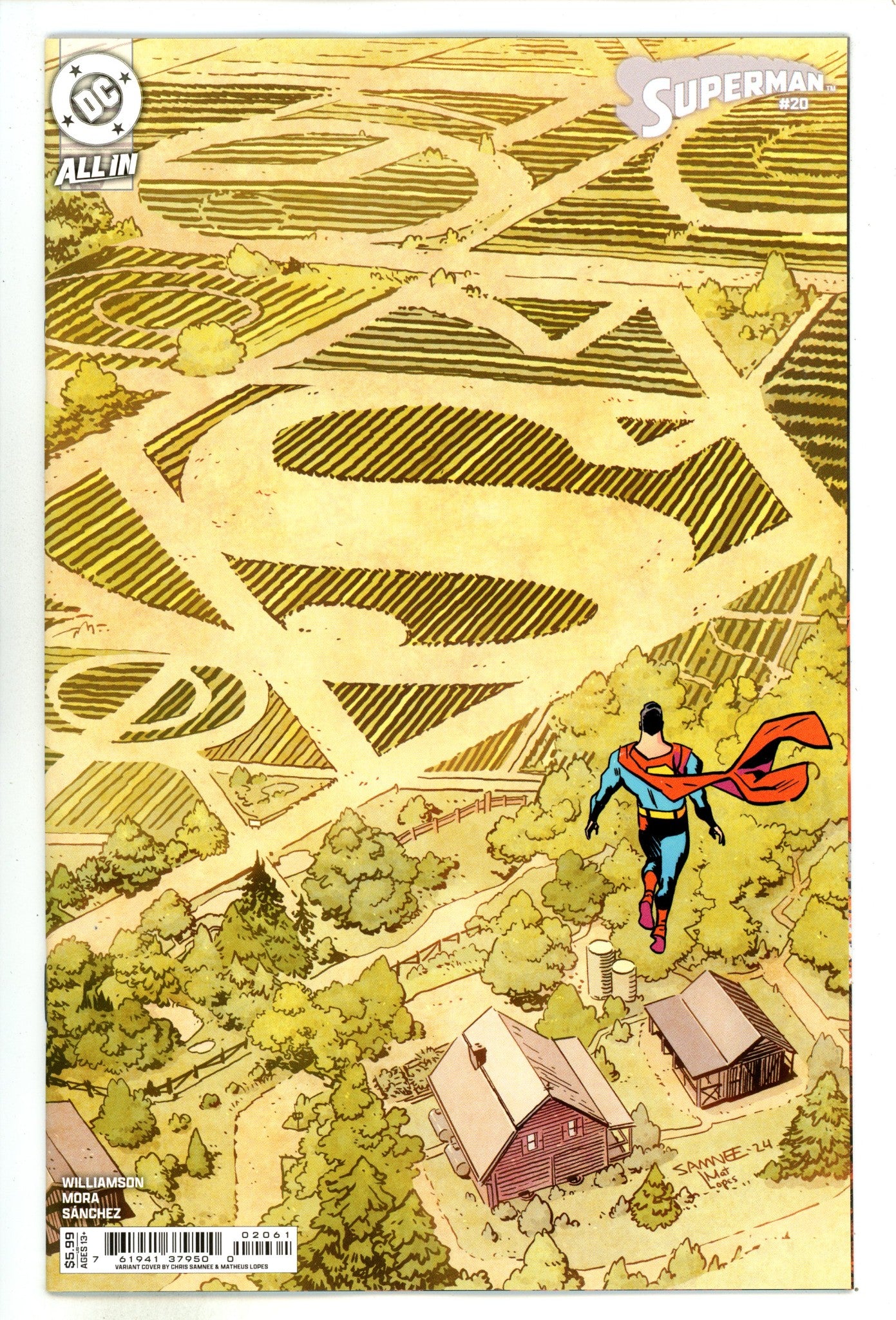 Superman Vol 6 20 Samnee Variant (2024)